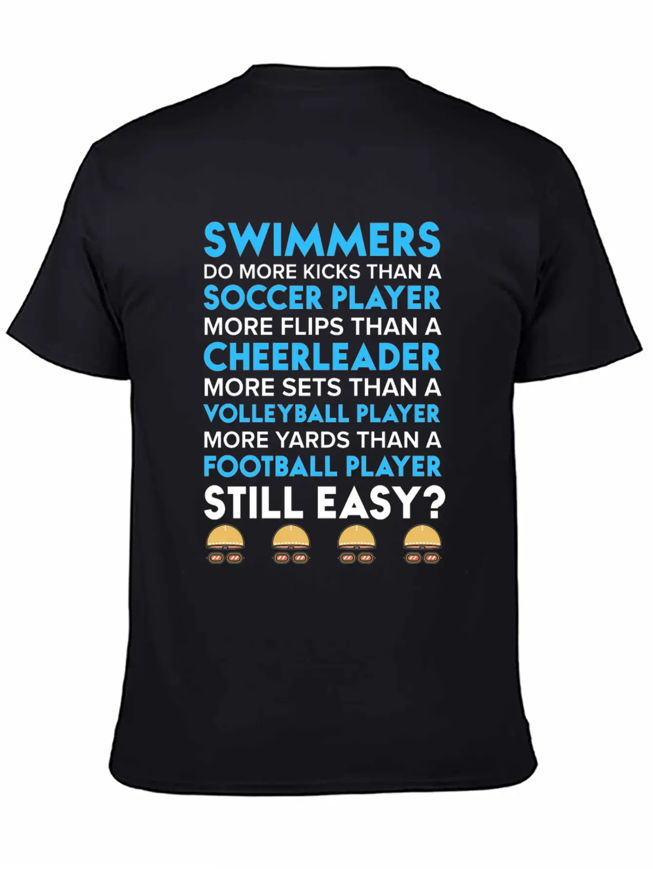 Swimmers Wear Perfume Swim Quote Shirts Unisex Short Sleeve Soft Cotton T-Shirt – Casual Everyday Wear