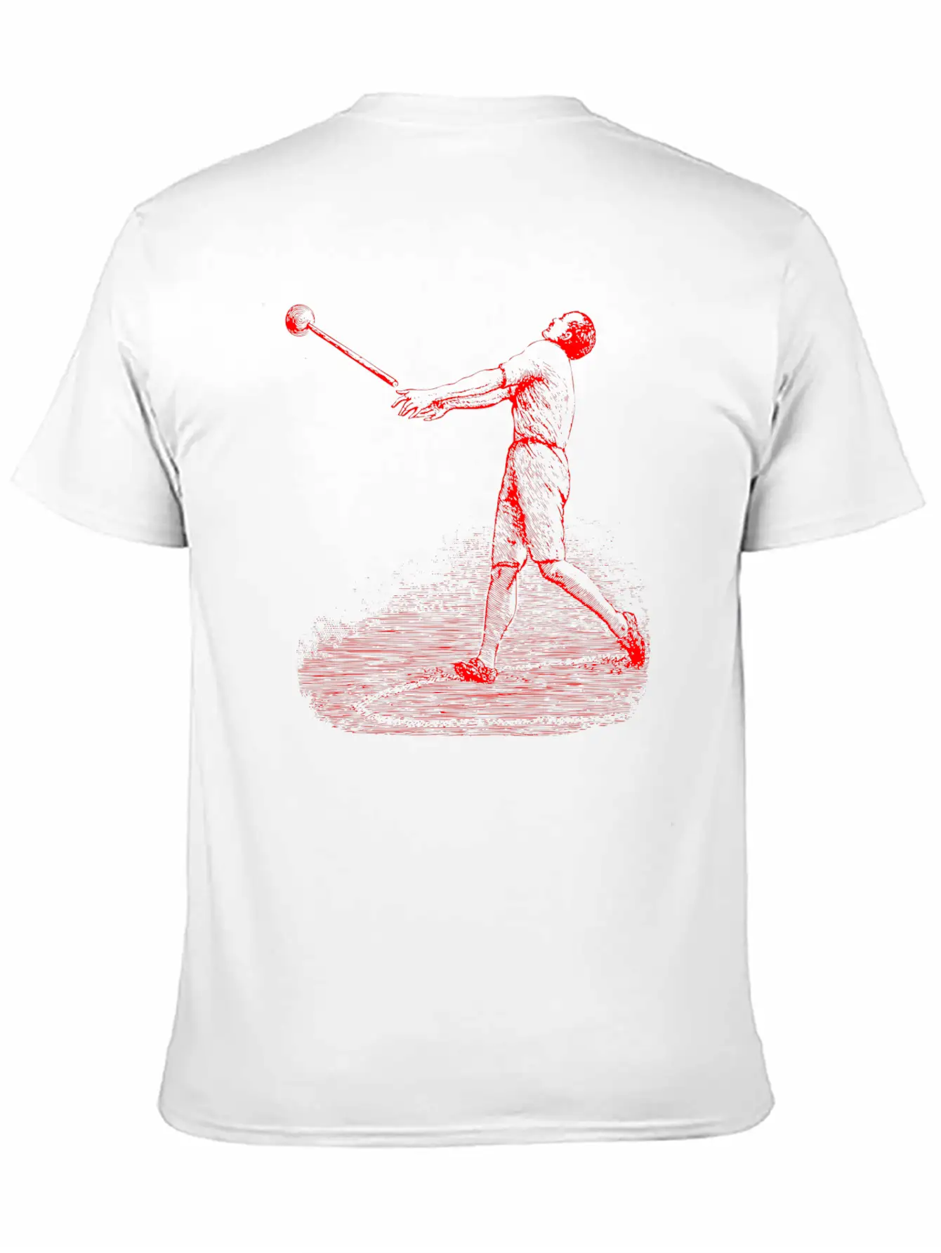 Swing Red F Unisex Short Sleeve Soft Cotton T-Shirt – Casual Everyday Wear