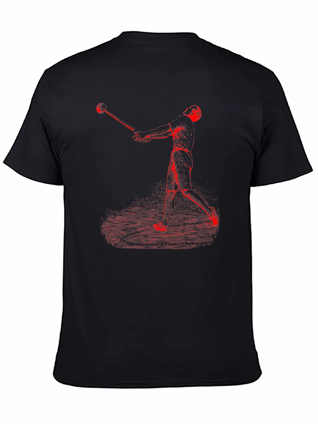 Swing Red F Unisex Short Sleeve Soft Cotton T-Shirt – Casual Everyday Wear