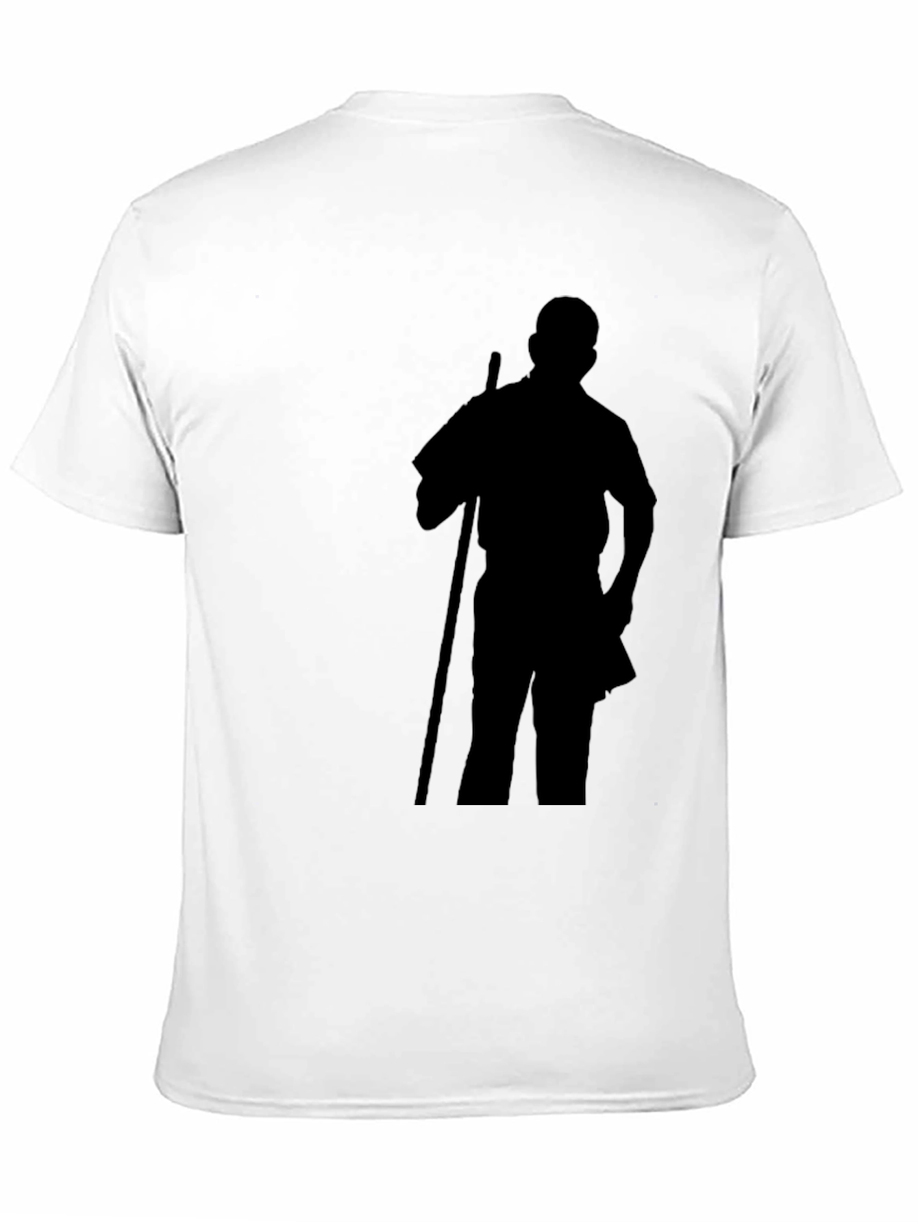 Silhouette Graphic Tee - Casual Black T-Shirt