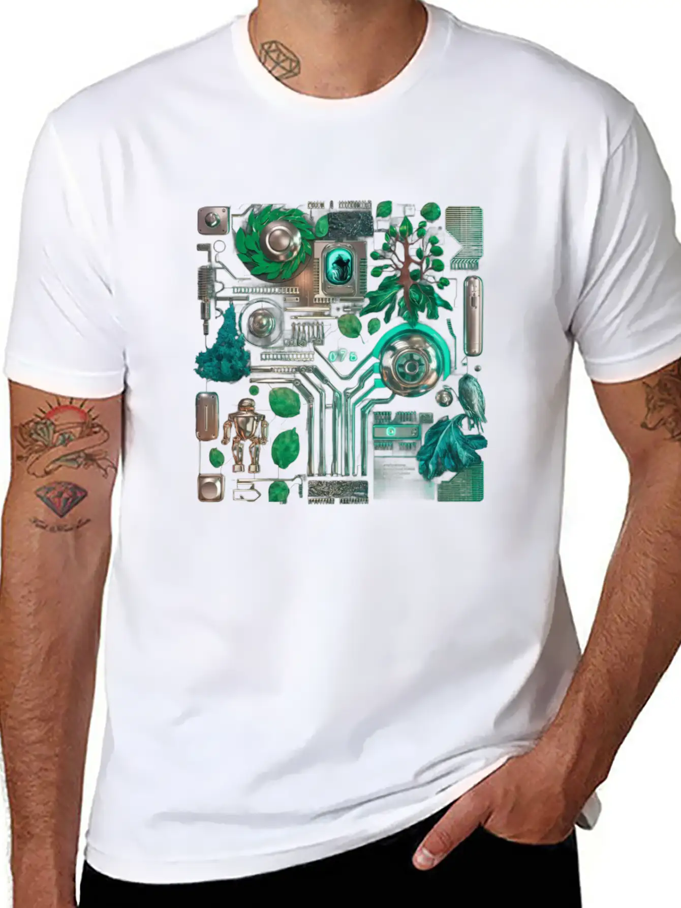 Symphony Of Elements Timeless Short Sleeve Tee – Comfy And Minimalist Design