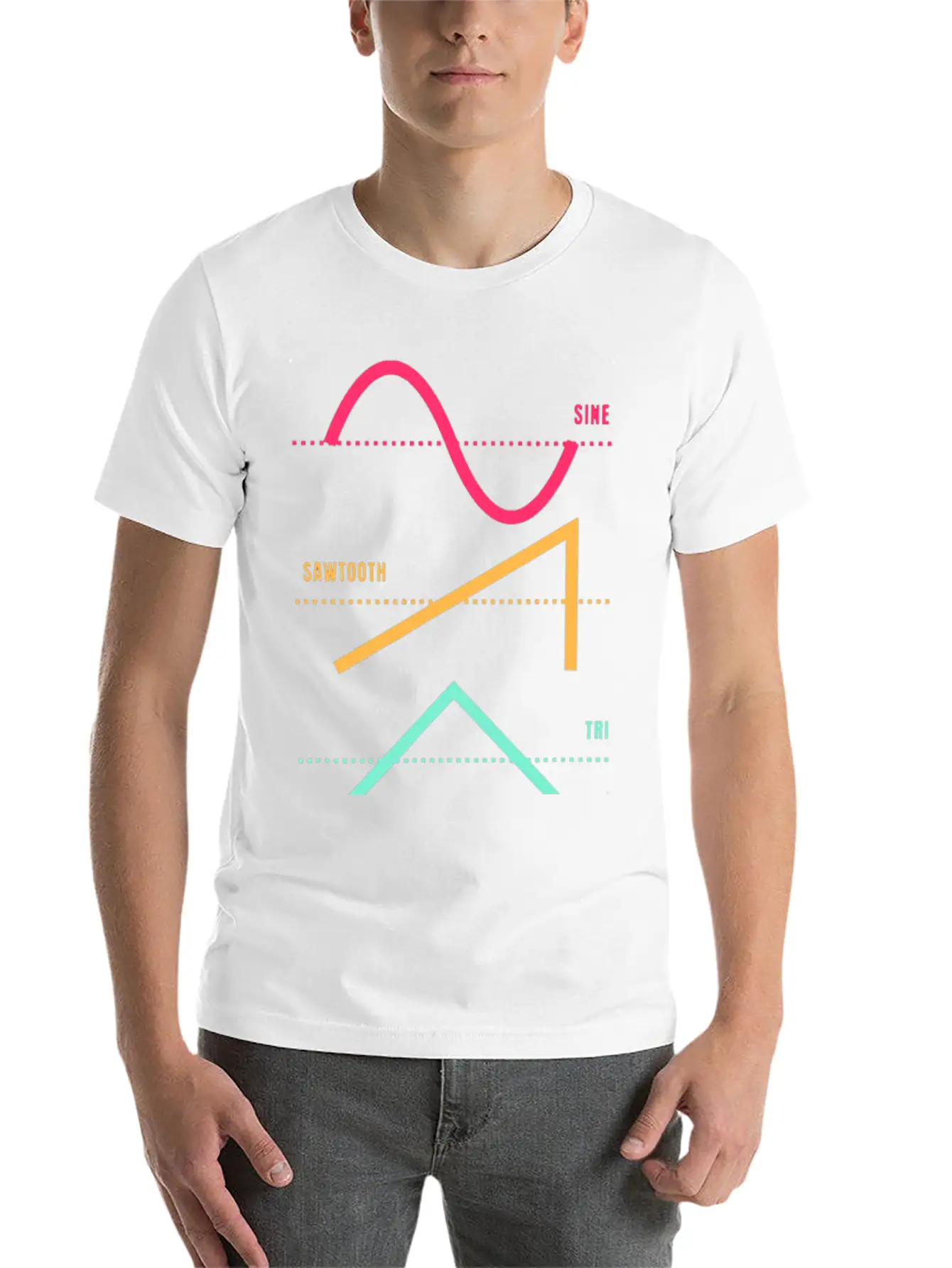 Synthesizer Techno Modular Synth Analog Nerd Unisex Short Sleeve Soft Cotton T-Shirt – Casual Everyday Wear