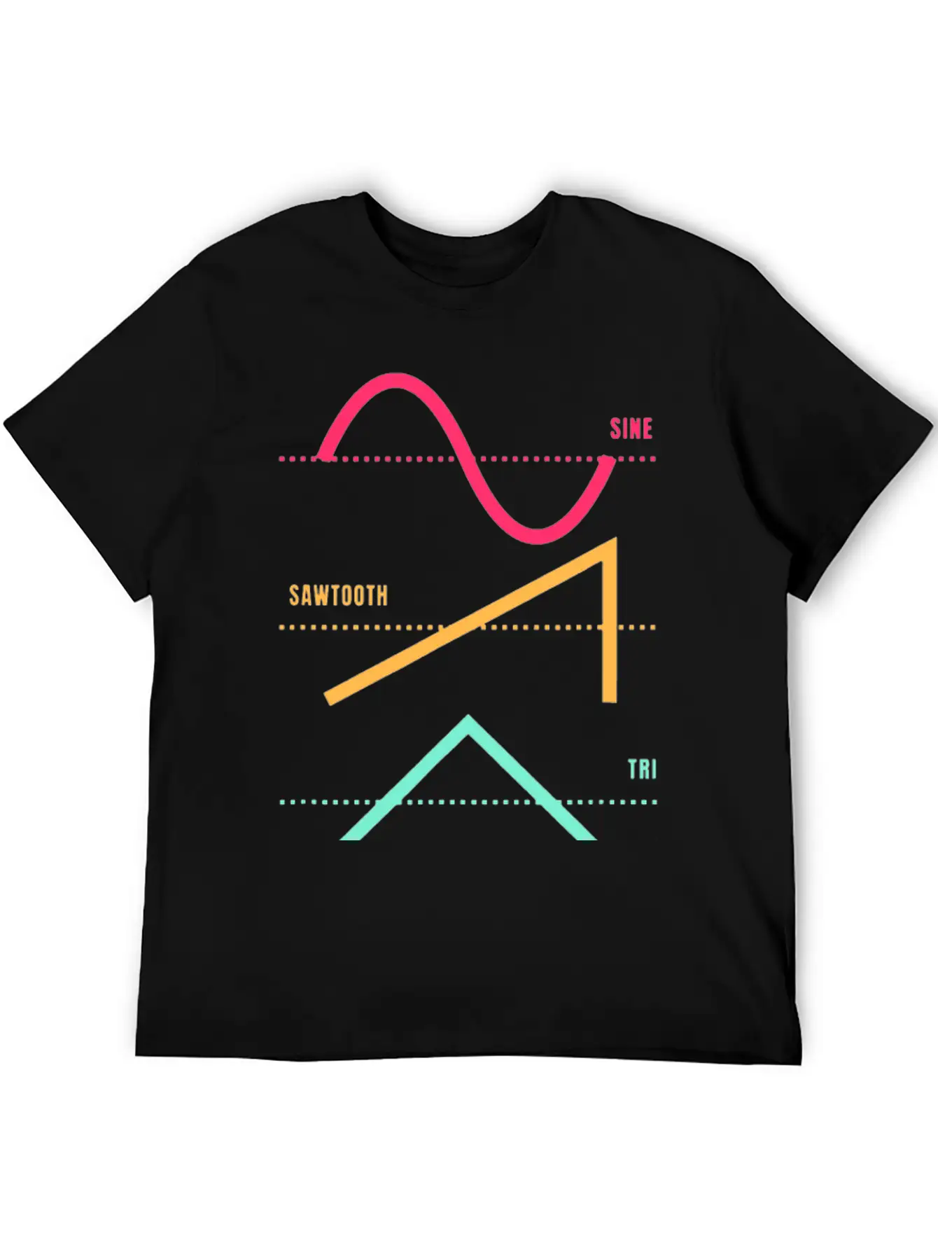 Synthesizer Techno Modular Synth Analog Nerd Unisex Short Sleeve Soft Cotton T-Shirt – Casual Everyday Wear