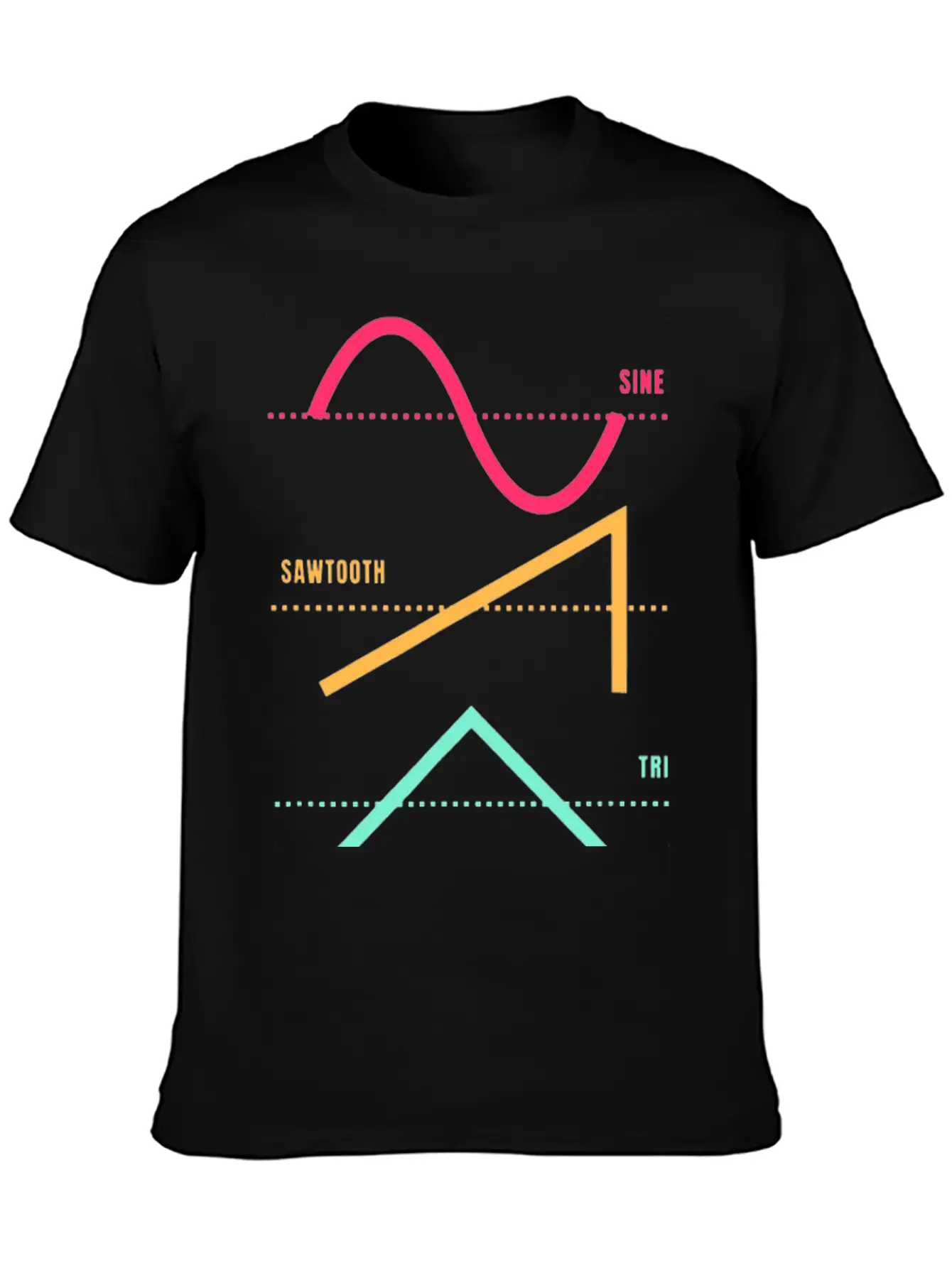 Synthesizer Techno Modular Synth Analog Nerd Unisex Short Sleeve Soft Cotton T-Shirt – Casual Everyday Wear