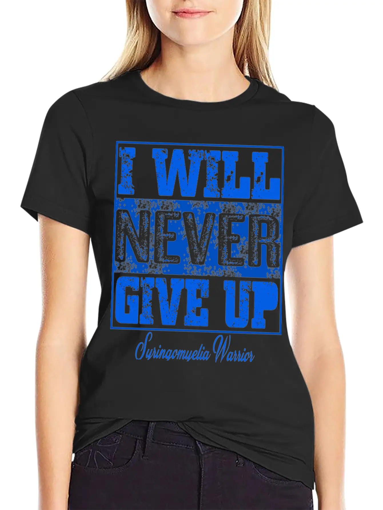 Syringomyelia Awareness Stylish Everyday T-Shirt – Unisex Basic Cotton Tee