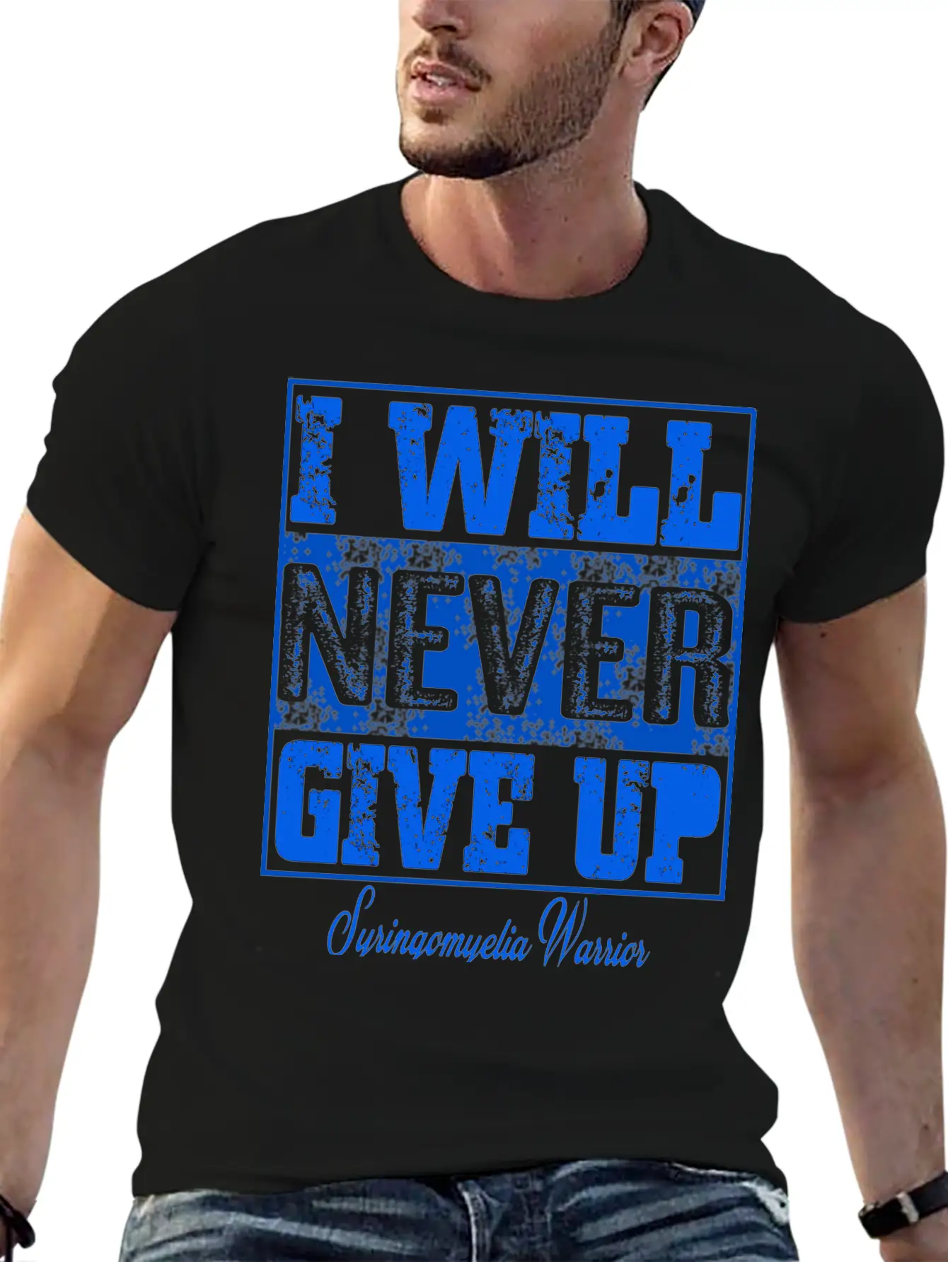 Syringomyelia Awareness Stylish Everyday T-Shirt – Unisex Basic Cotton Tee