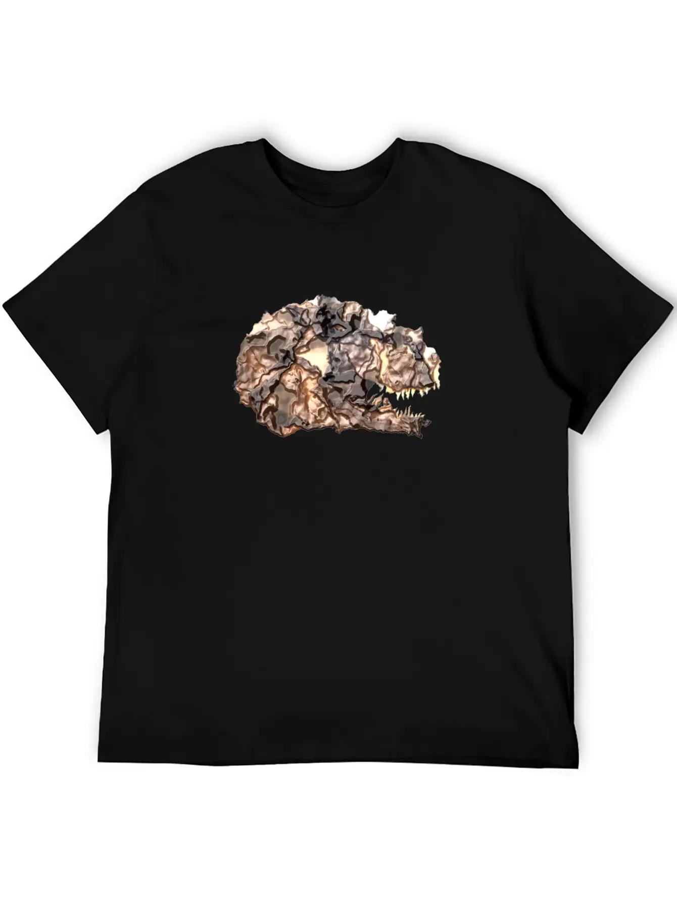 T-rex Lava Head Comfortable Minimalist Graphic Tee – Summer Style Essential