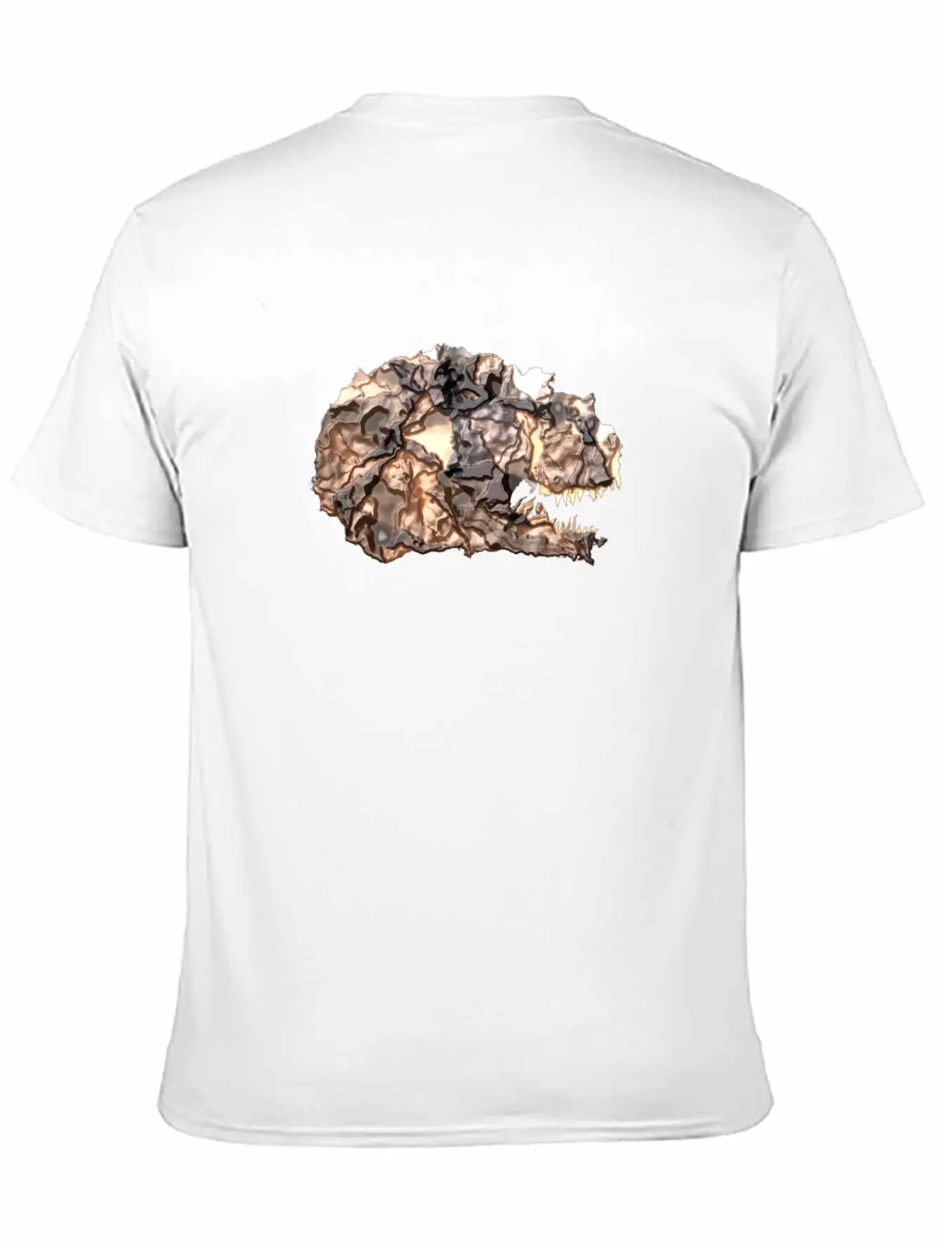 T-rex Lava Head Comfortable Minimalist Graphic Tee – Summer Style Essential