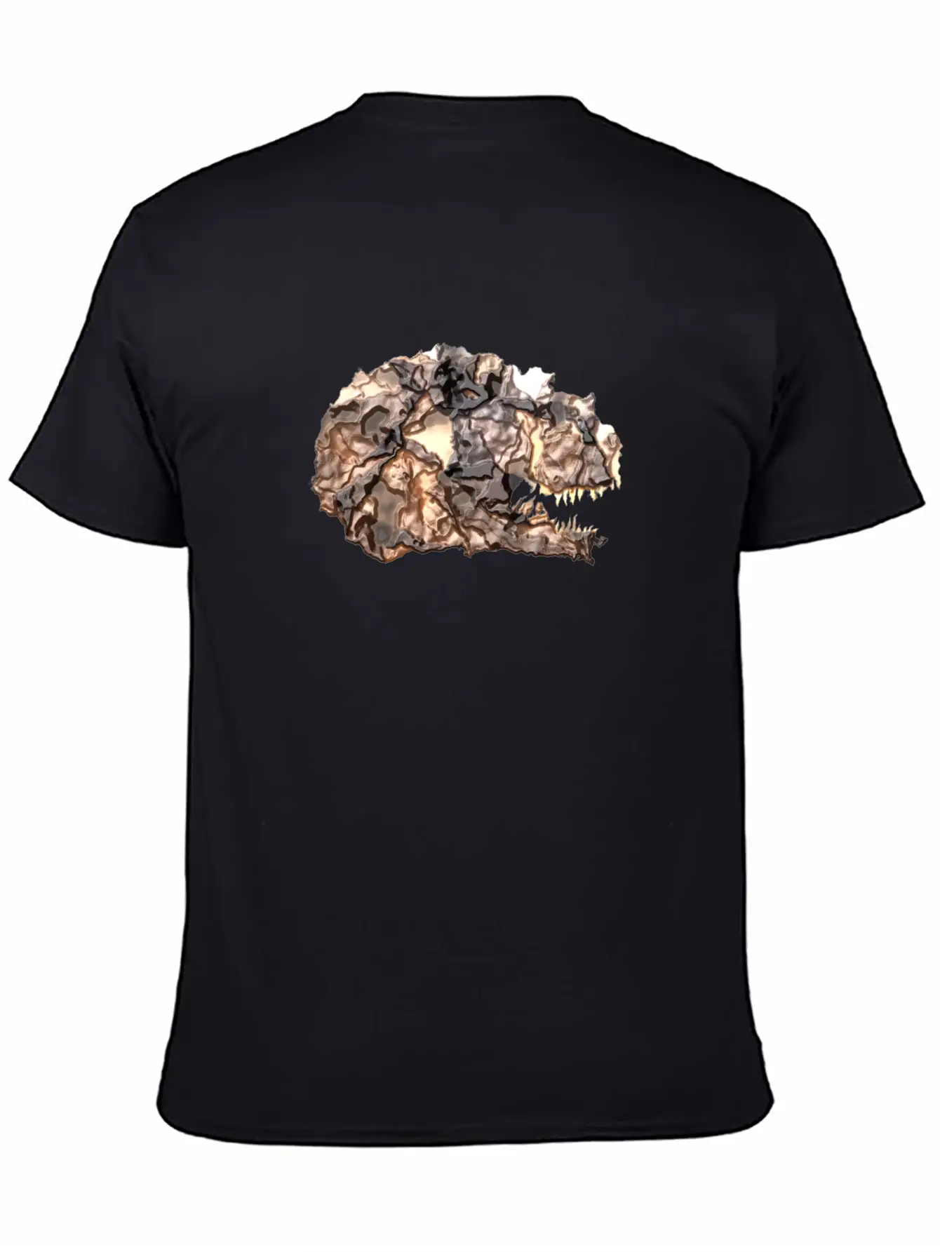 T-rex Lava Head Comfortable Minimalist Graphic Tee – Summer Style Essential