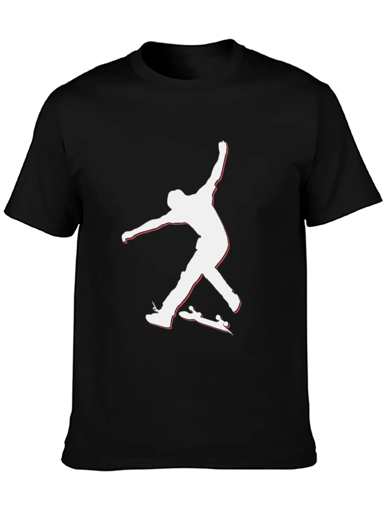 T Shirt Shape Skateboarder Streetwear Vector Image Basic Graphic T-Shirt – Daily Comfort In Soft Cotton
