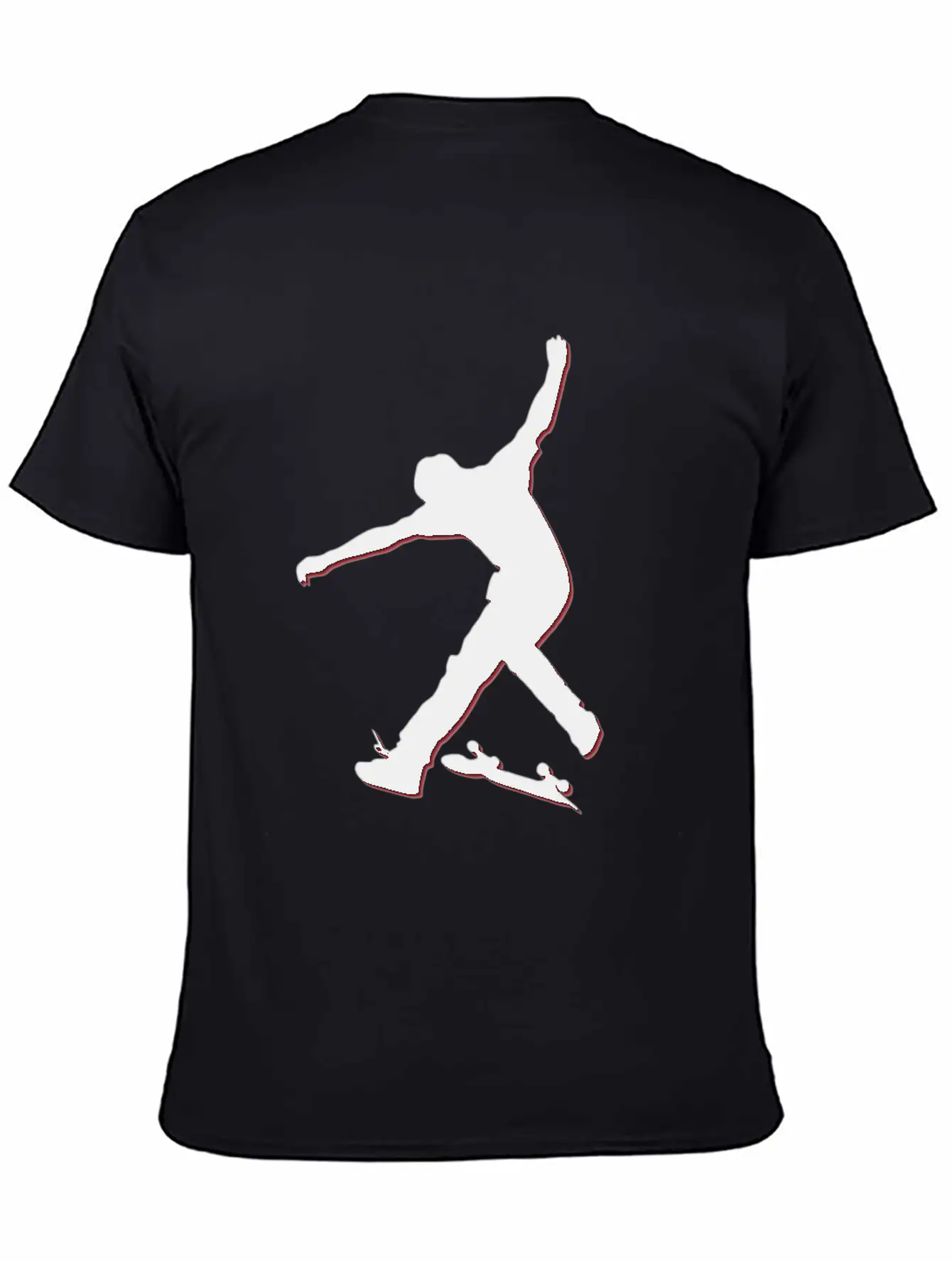T Shirt Shape Skateboarder Streetwear Vector Image Basic Graphic T-Shirt – Daily Comfort In Soft Cotton