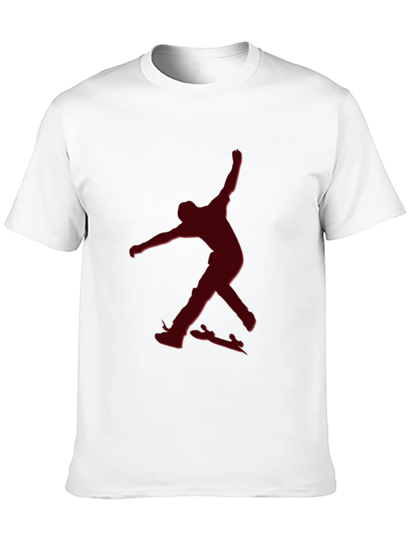 T Shirt Shape Skateboarder Streetwear Vector Image Basic Graphic T-Shirt – Daily Comfort In Soft Cotton