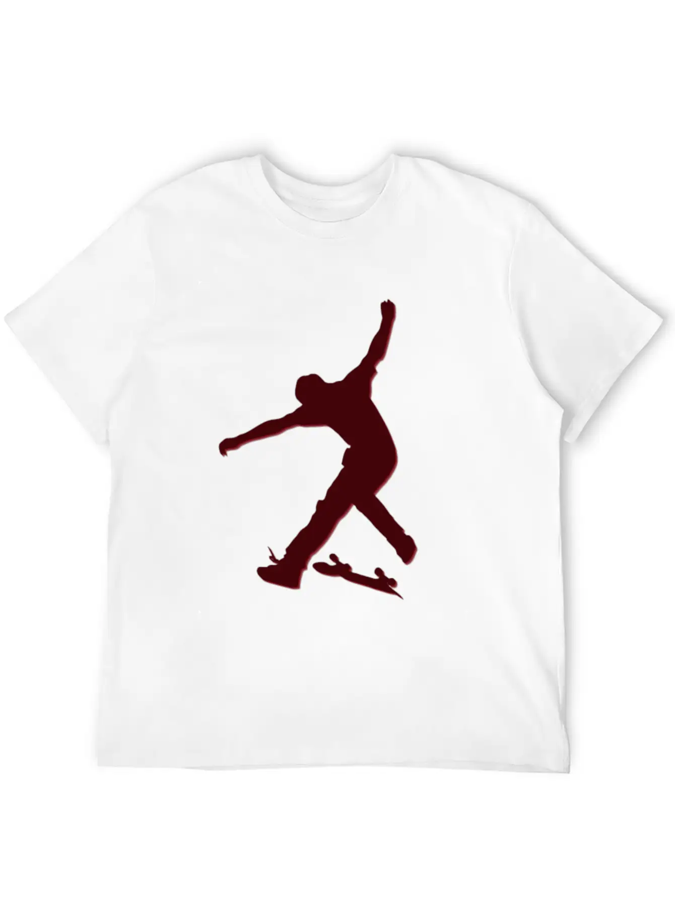 T Shirt Shape Skateboarder Streetwear Vector Image Basic Graphic T-Shirt – Daily Comfort In Soft Cotton