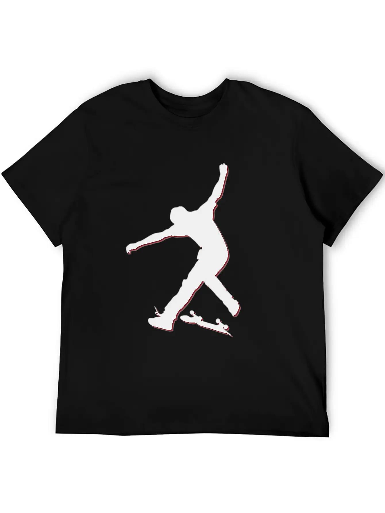 T Shirt Shape Skateboarder Streetwear Vector Image Basic Graphic T-Shirt – Daily Comfort In Soft Cotton
