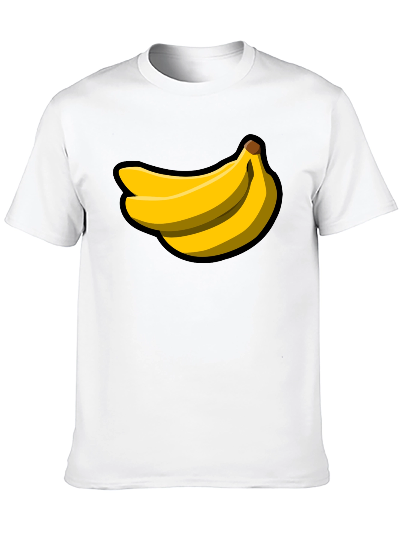 Banana Graphic Black T-Shirt - Fruit Lover Tee