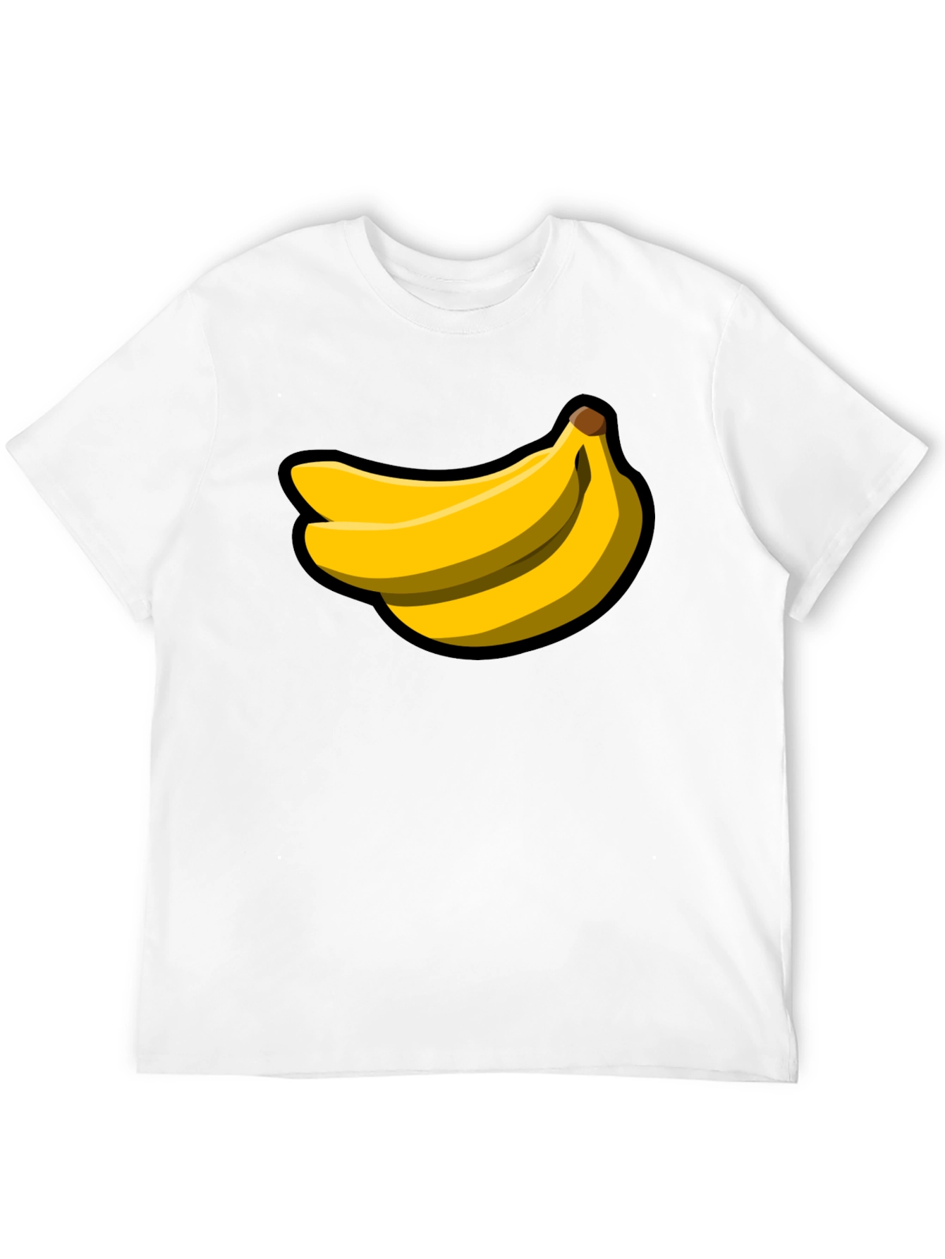 Banana Graphic Black T-Shirt - Fruit Lover Tee