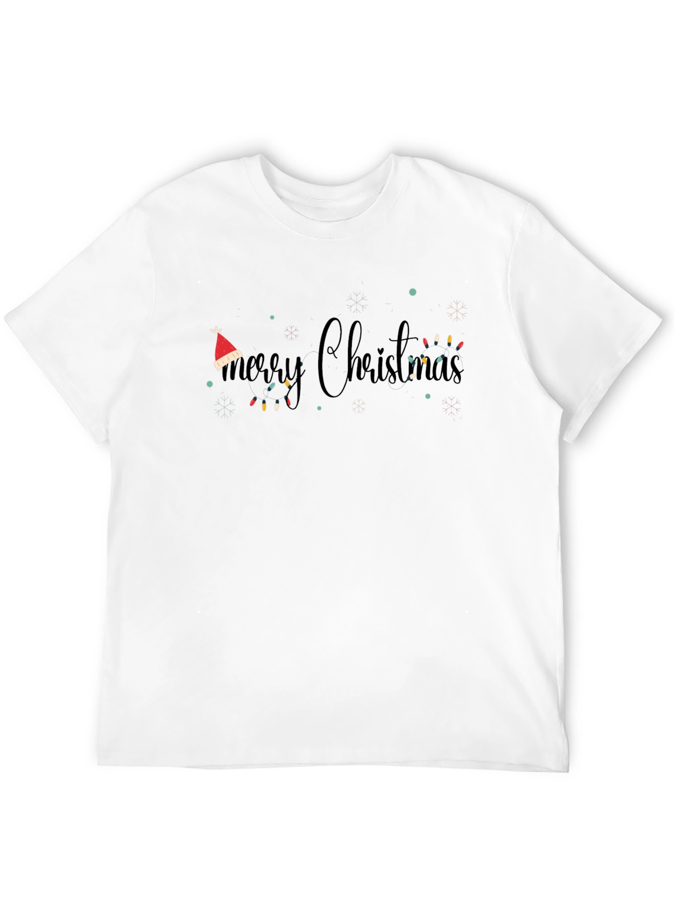 Merry Christmas Graphic Tee - Holiday Festive Shirt