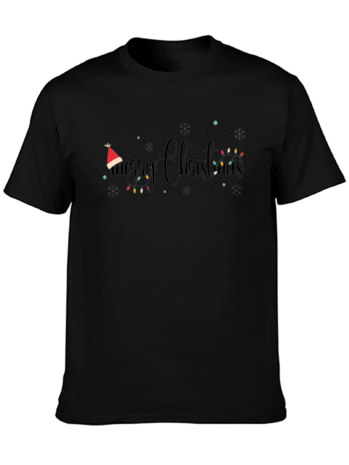 Merry Christmas Graphic Tee - Holiday Festive Shirt