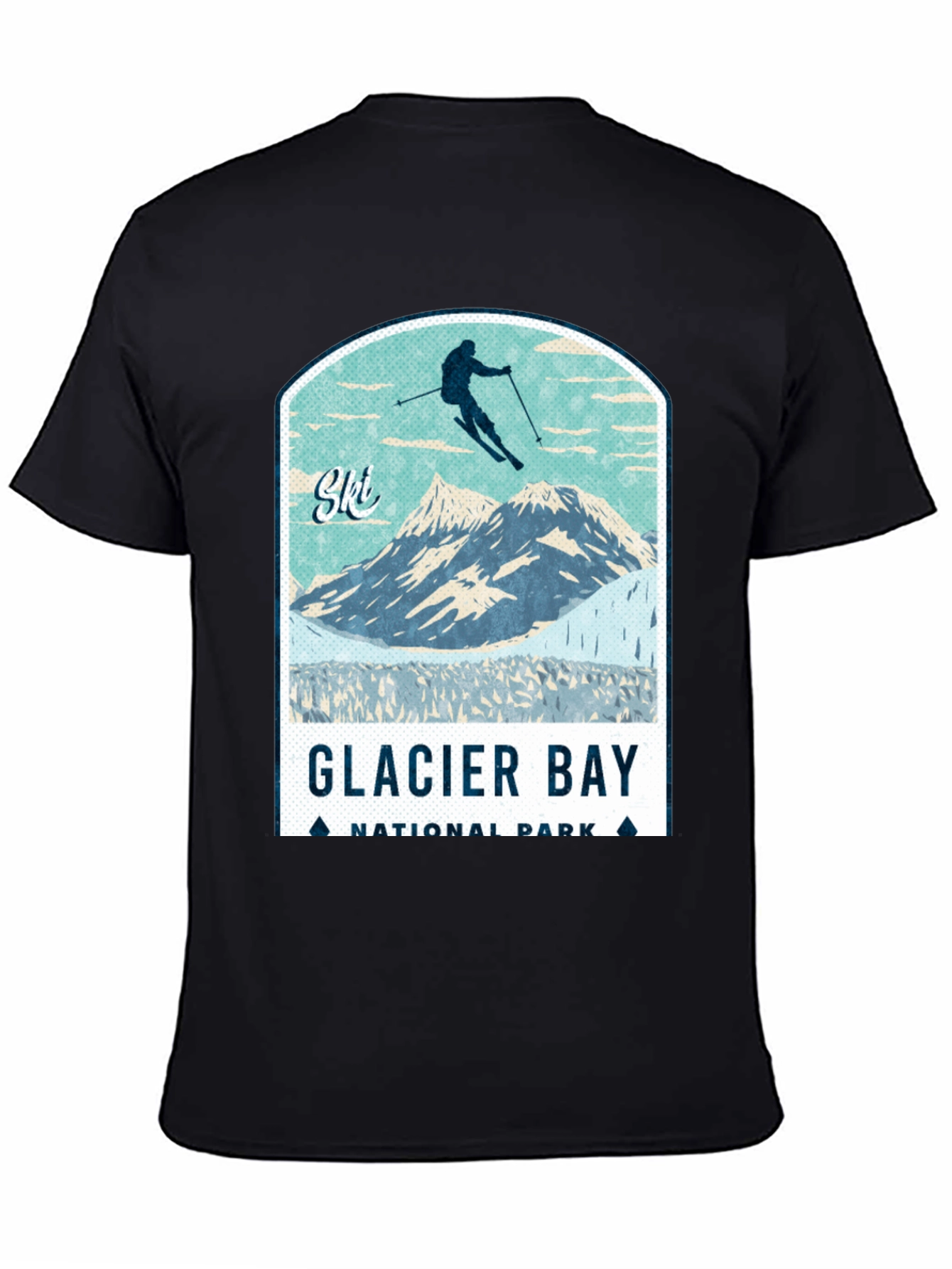 Glacier Bay National Park Ski T-Shirt