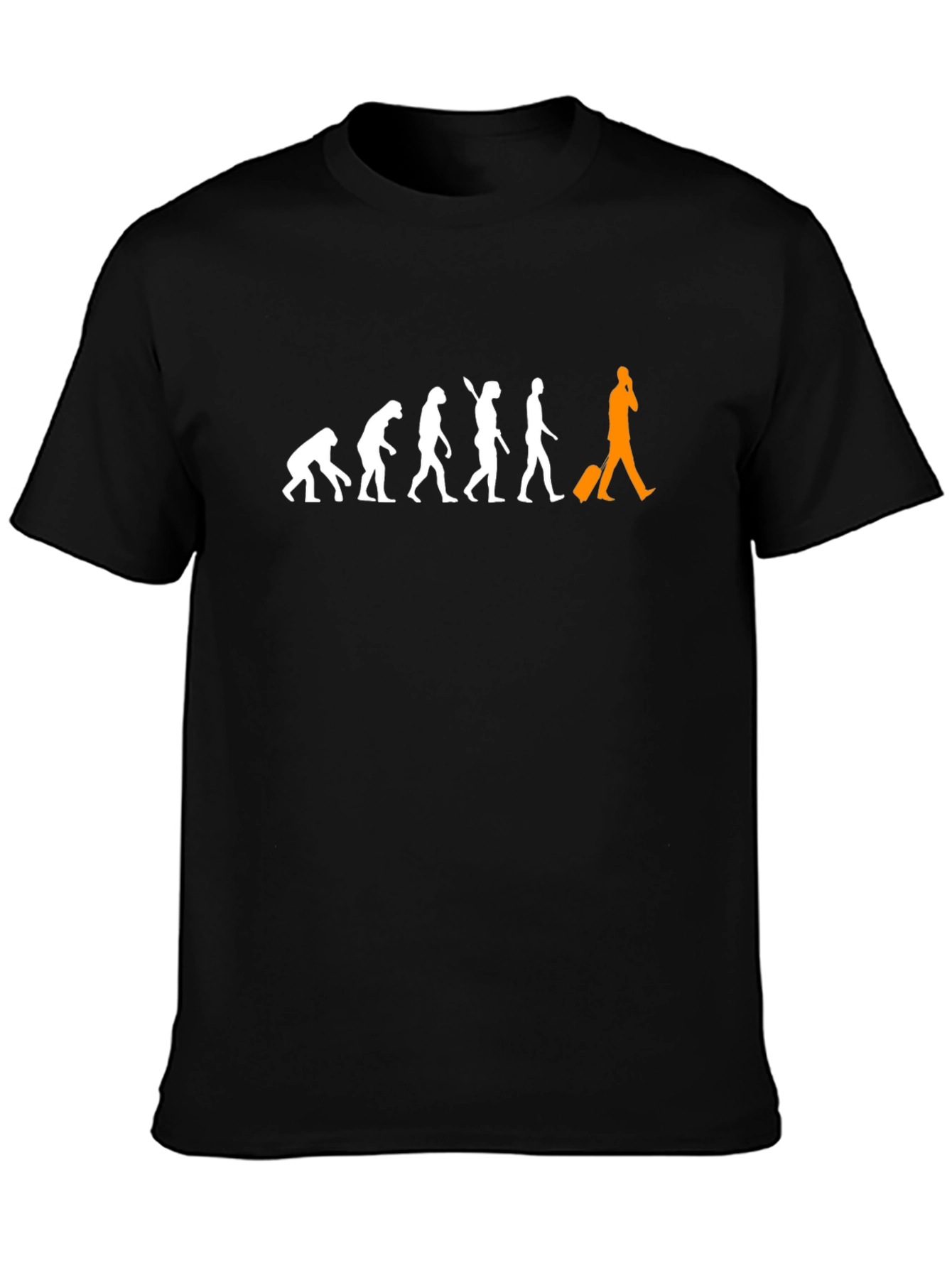 Evolution of Man Black T-Shirt
