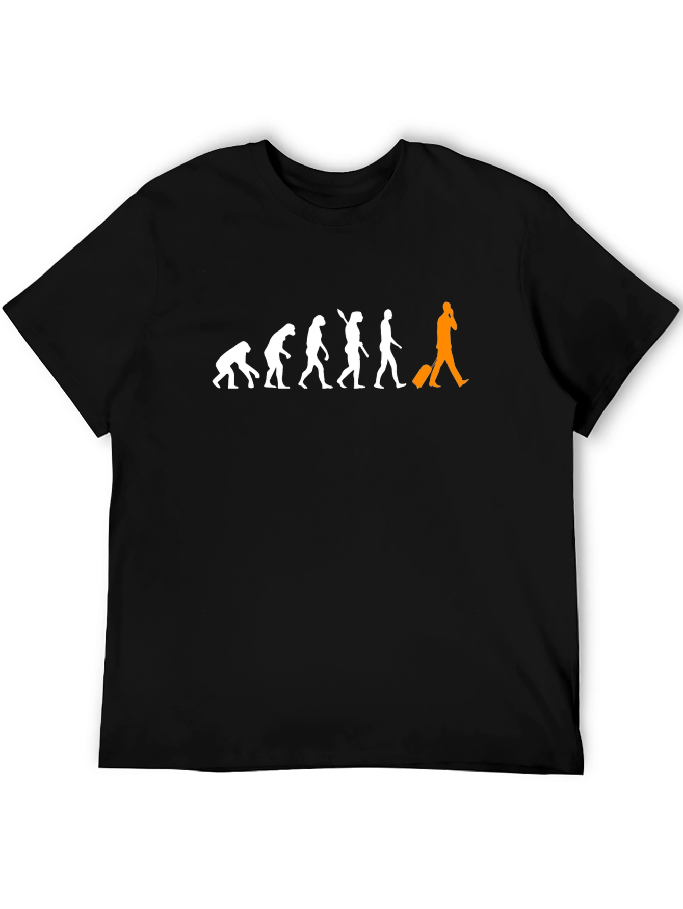 Evolution of Man Black T-Shirt