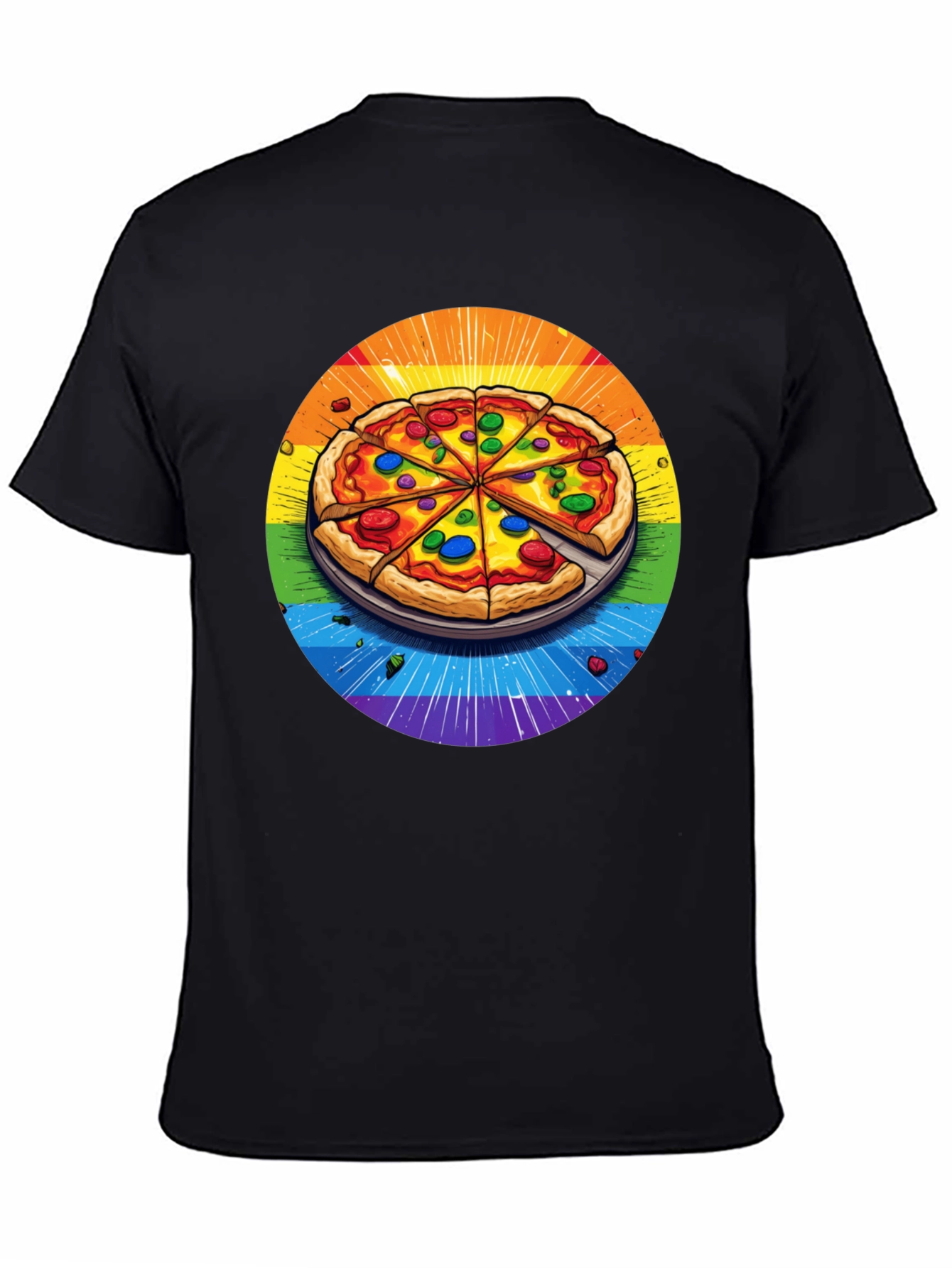 Rainbow Pizza T-Shirt