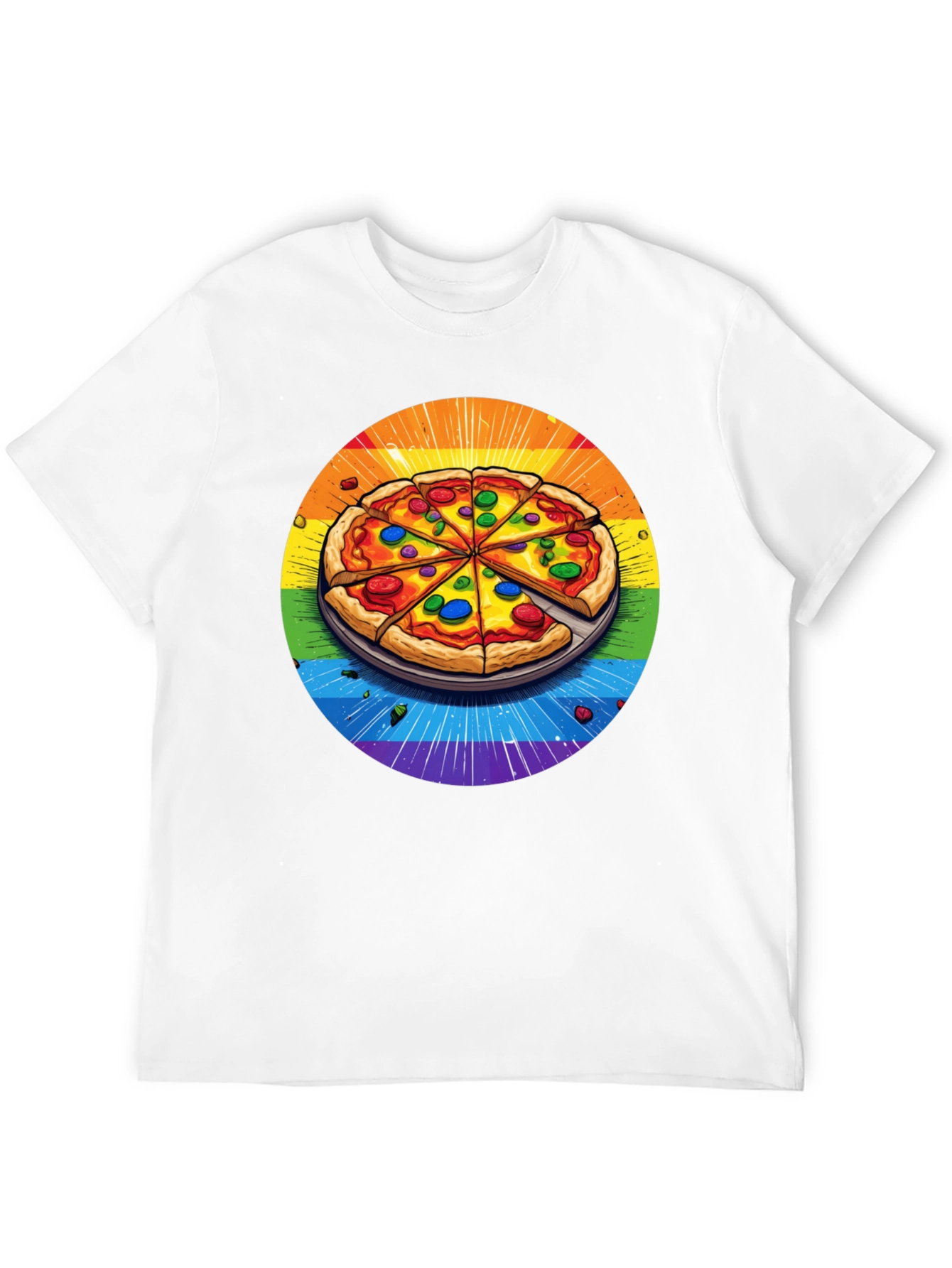 Rainbow Pizza T-Shirt