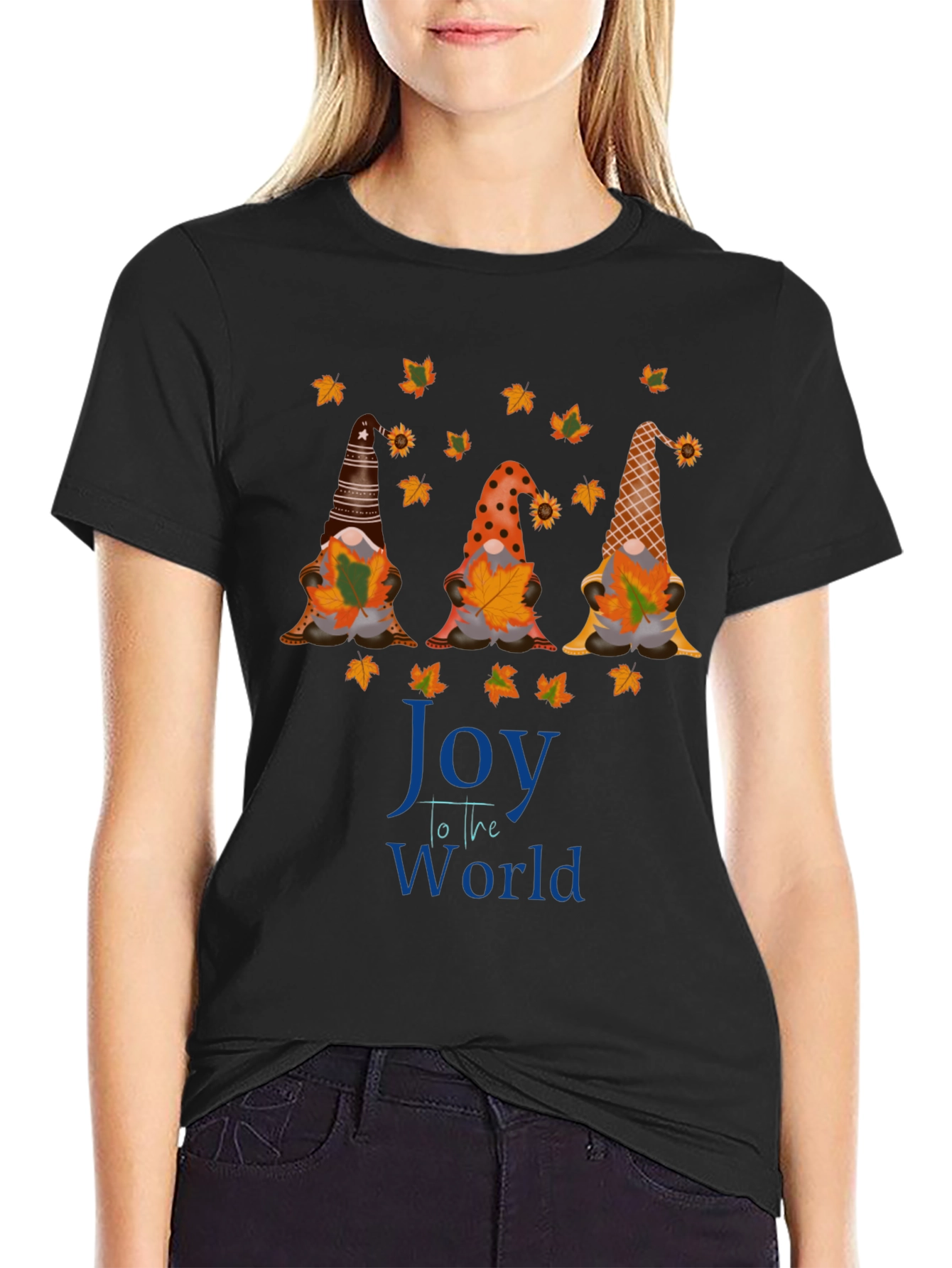 Joy to the World Fall Gnomes T-Shirt