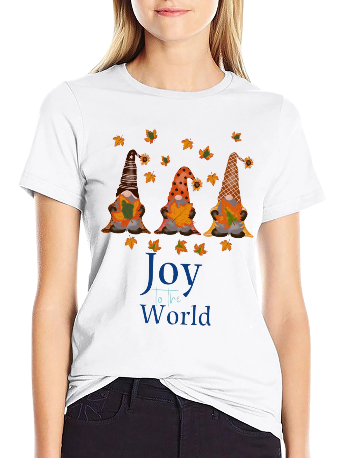 Joy to the World Fall Gnomes T-Shirt