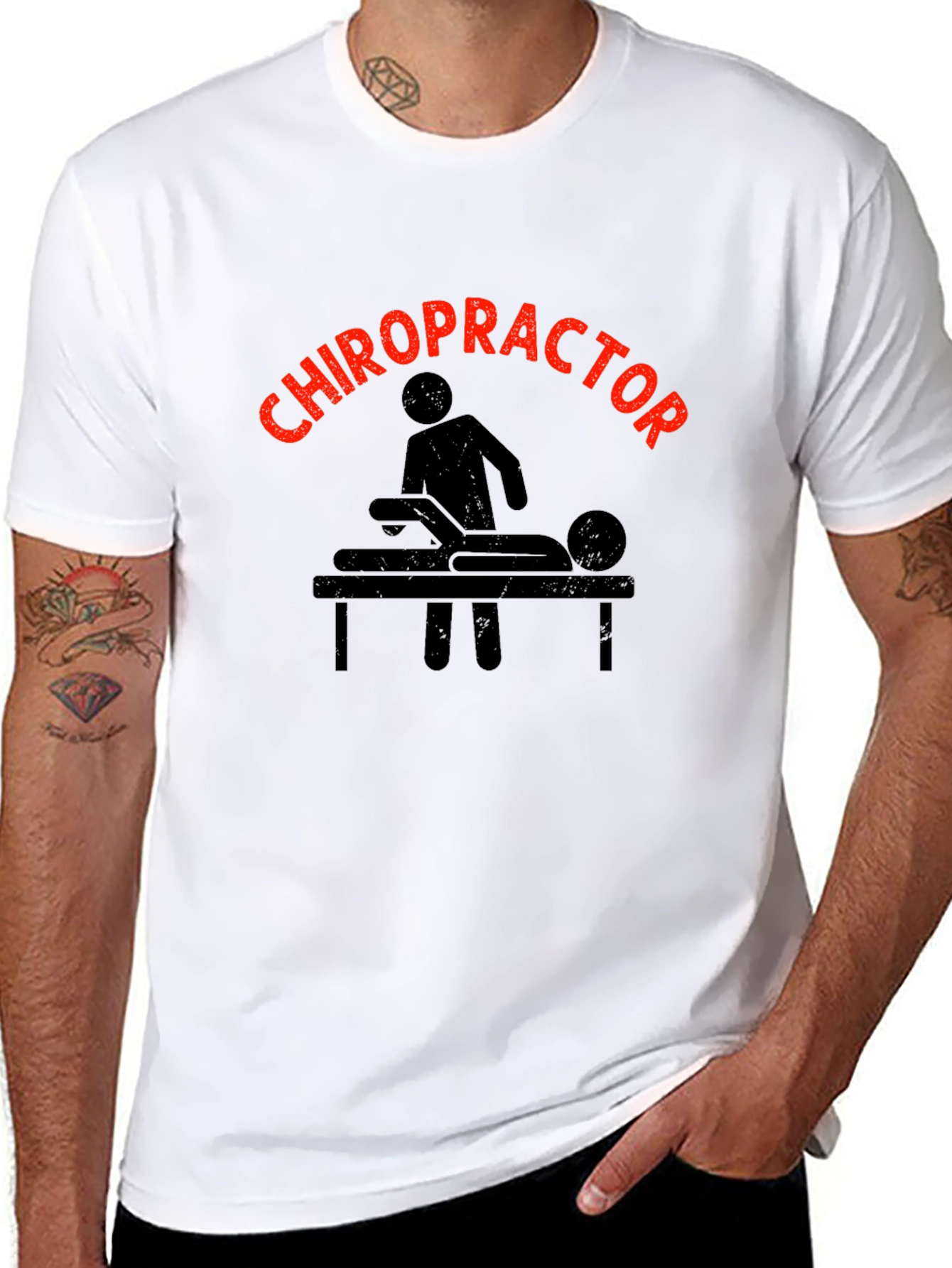 Chiropractor T-Shirt - Black