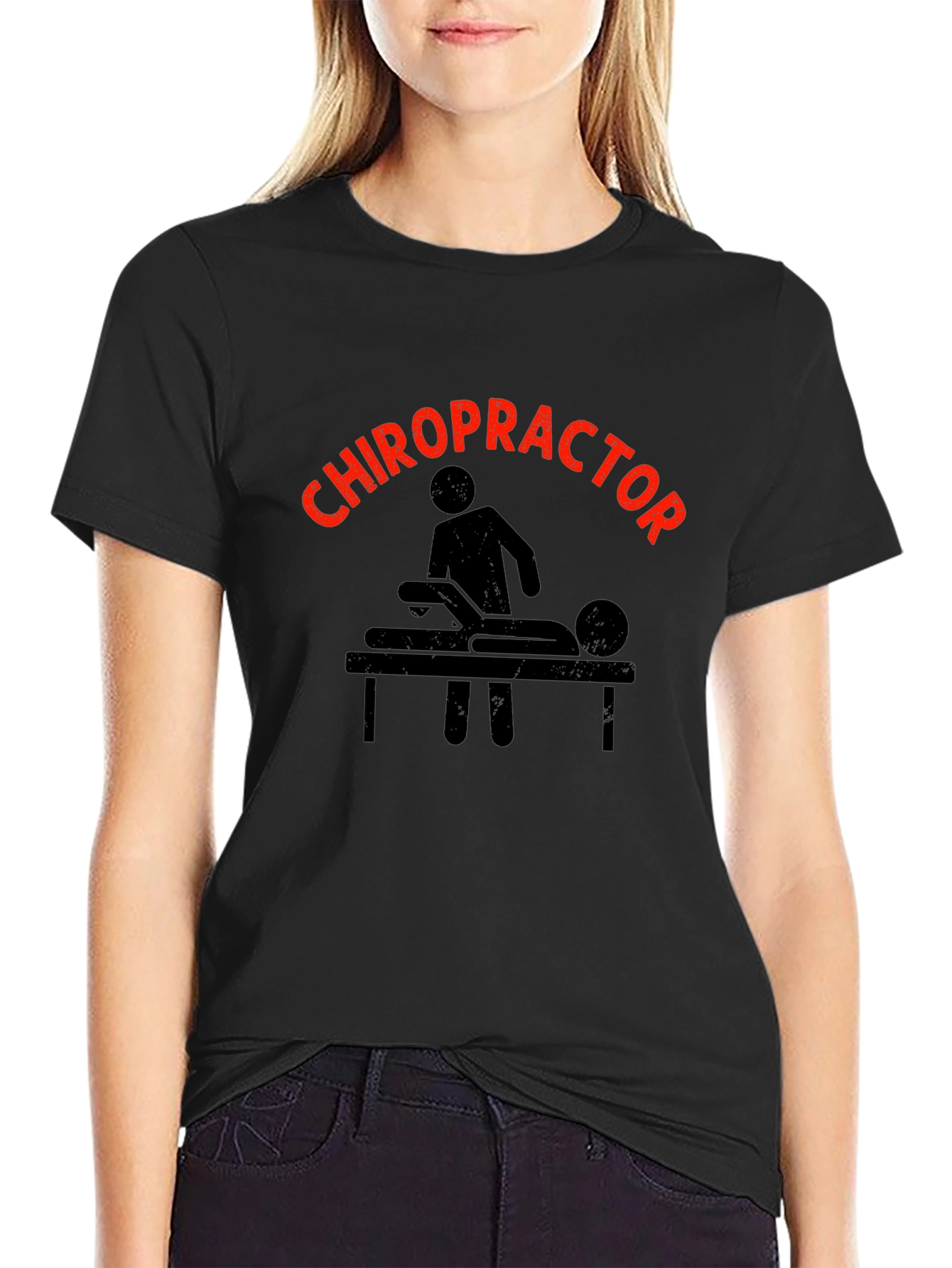 Chiropractor T-Shirt - Black