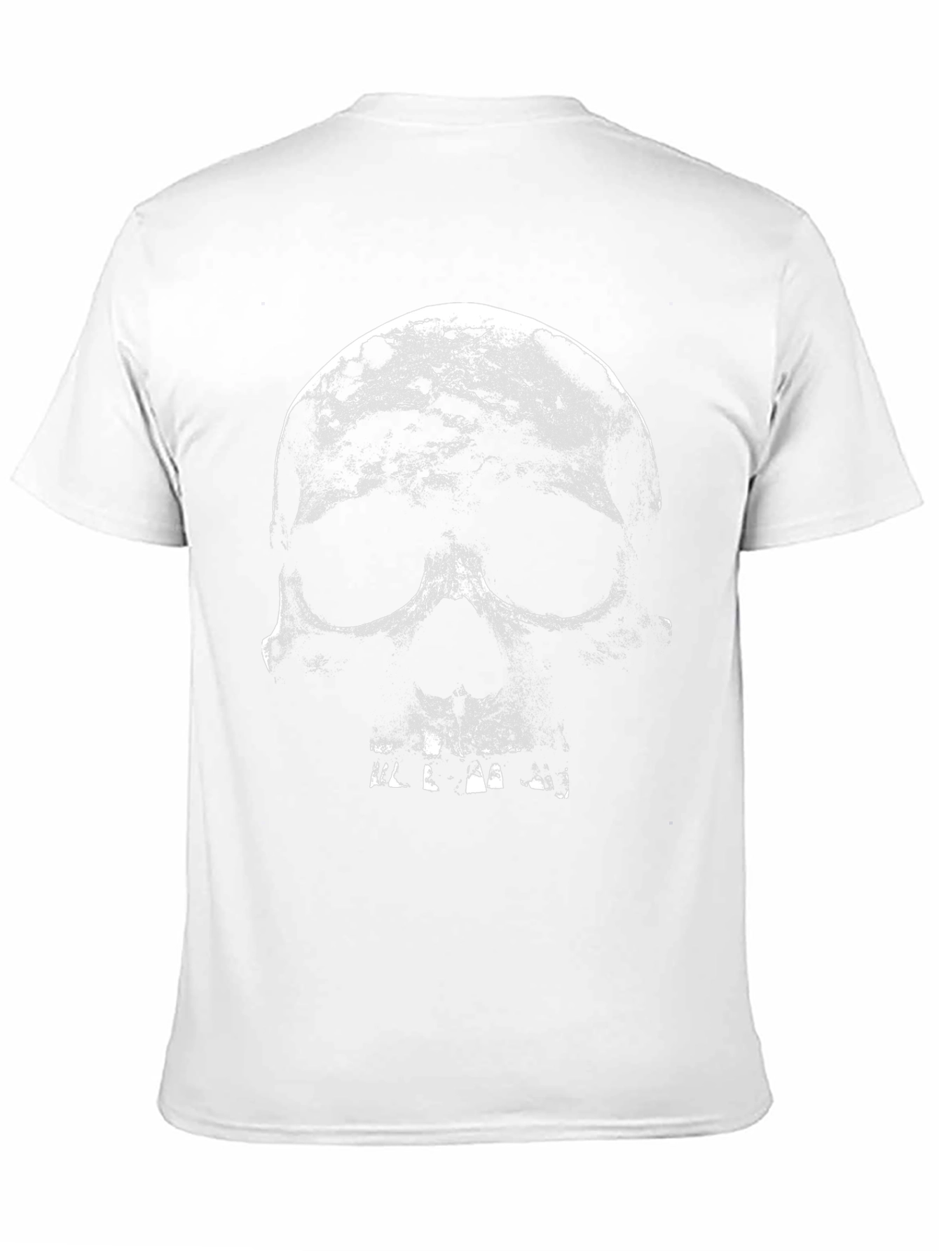 Skull Graphic Print Mens Black T-Shirt