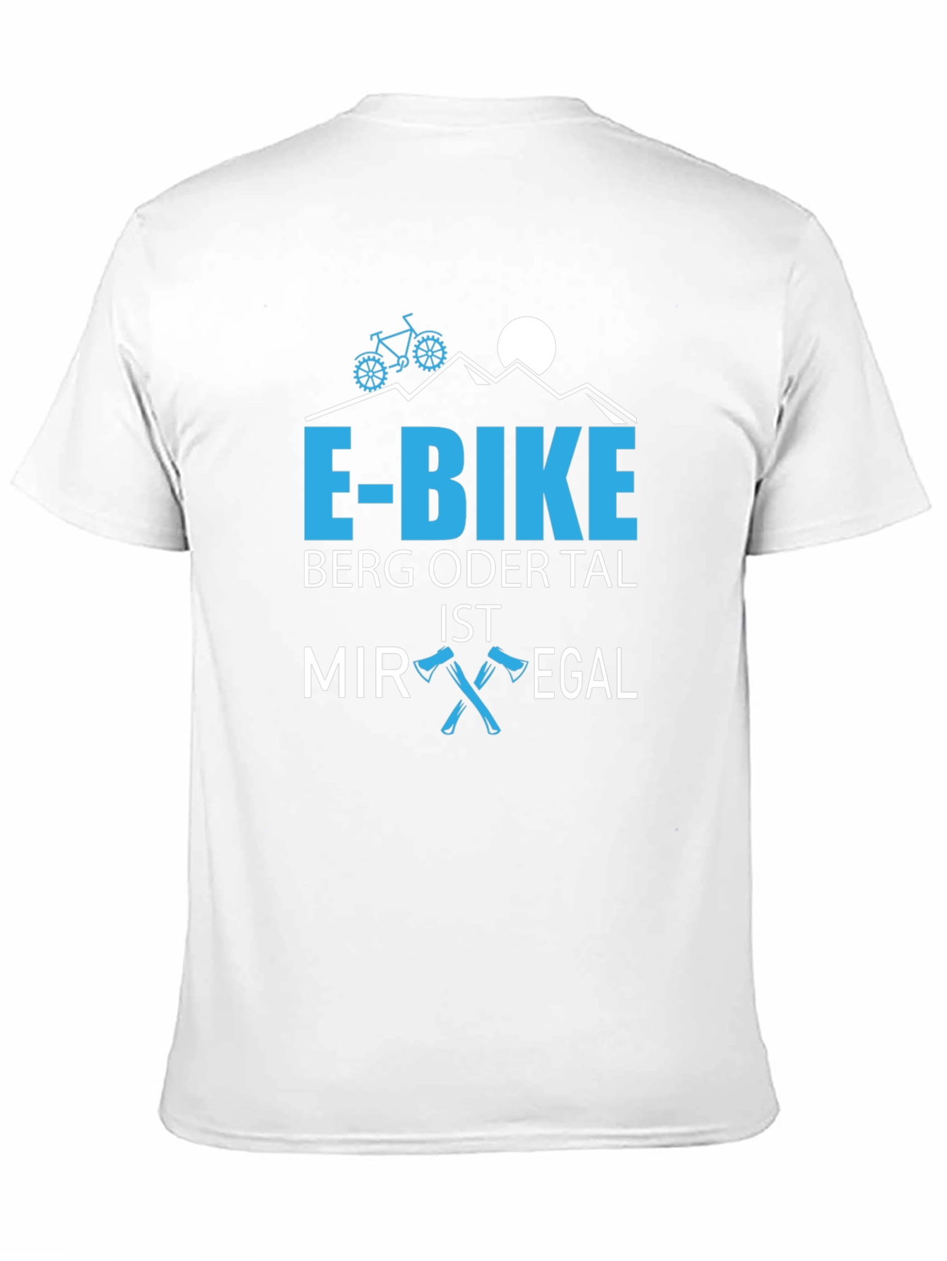 E-Bike Berg Oder Tal T-Shirt Mountain Bike Shirt