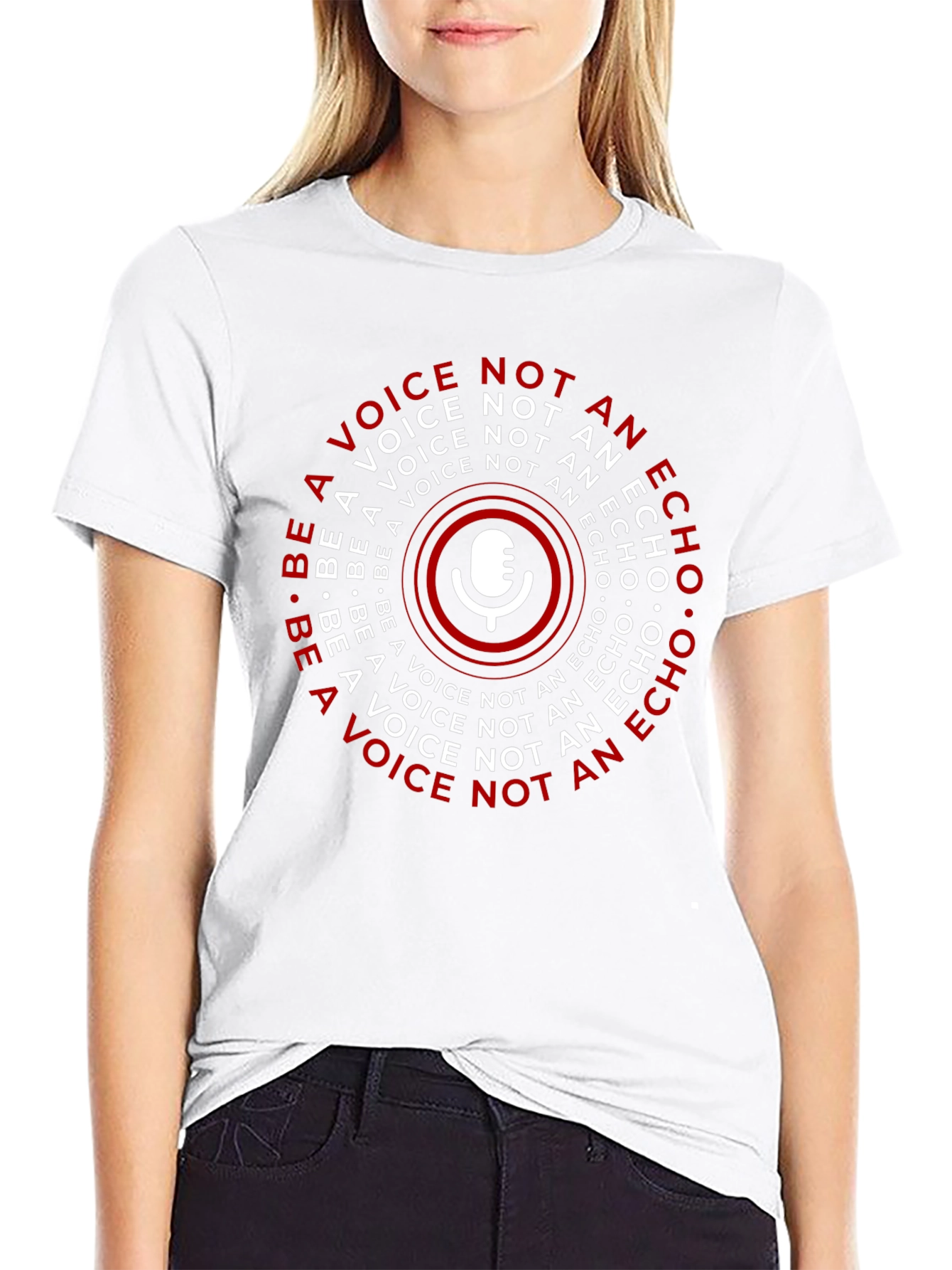Be A Voice Not An Echo Graphic Tee