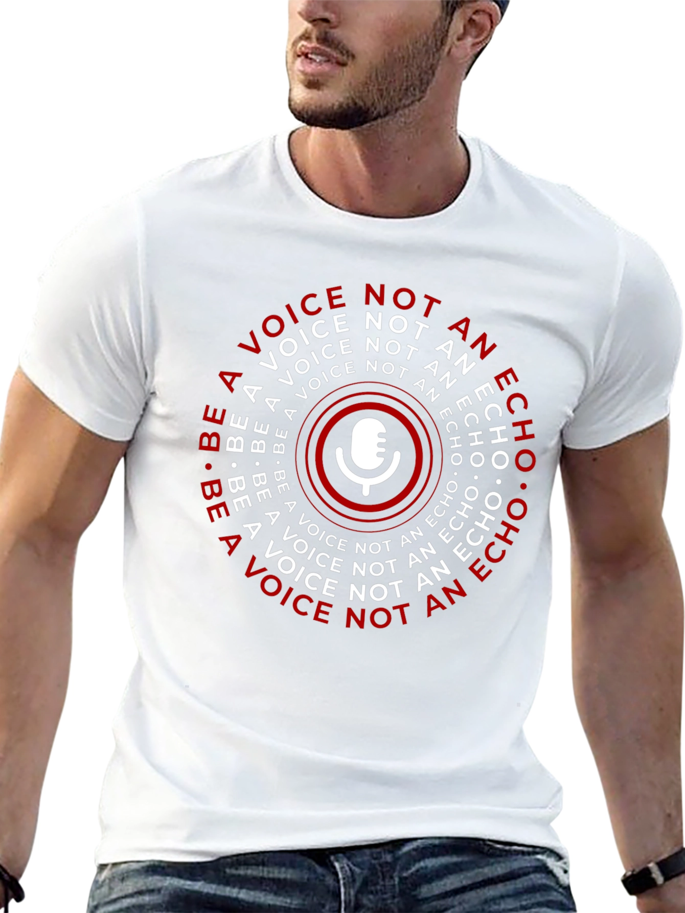 Be A Voice Not An Echo Graphic Tee