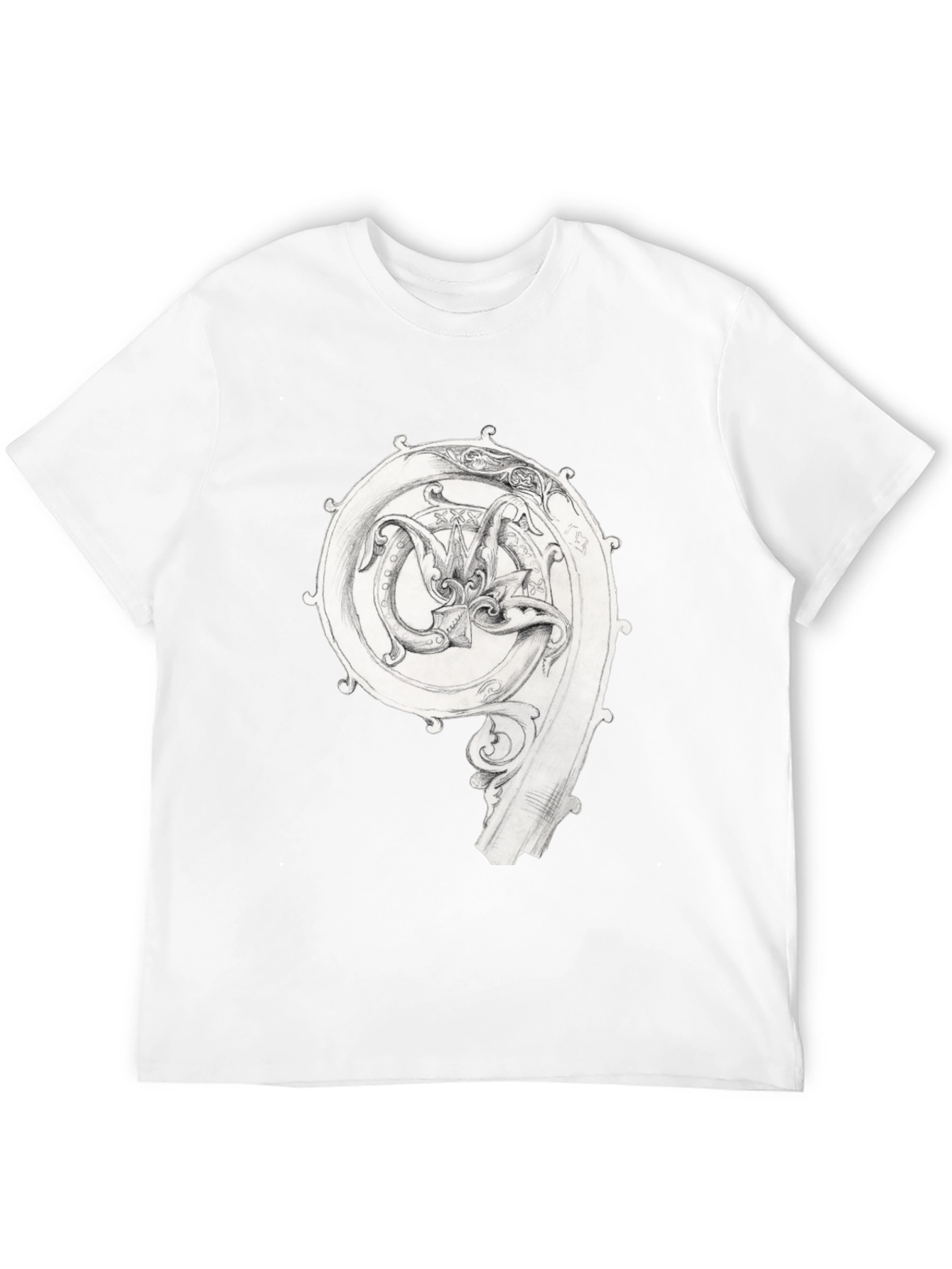 Art Nouveau Dragon Graphic T-Shirt