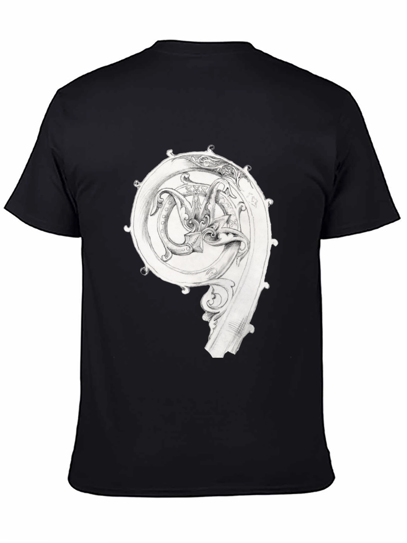 Art Nouveau Dragon Graphic T-Shirt