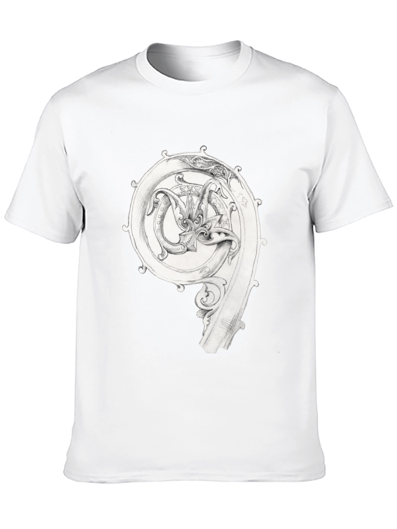 Art Nouveau Dragon Graphic T-Shirt