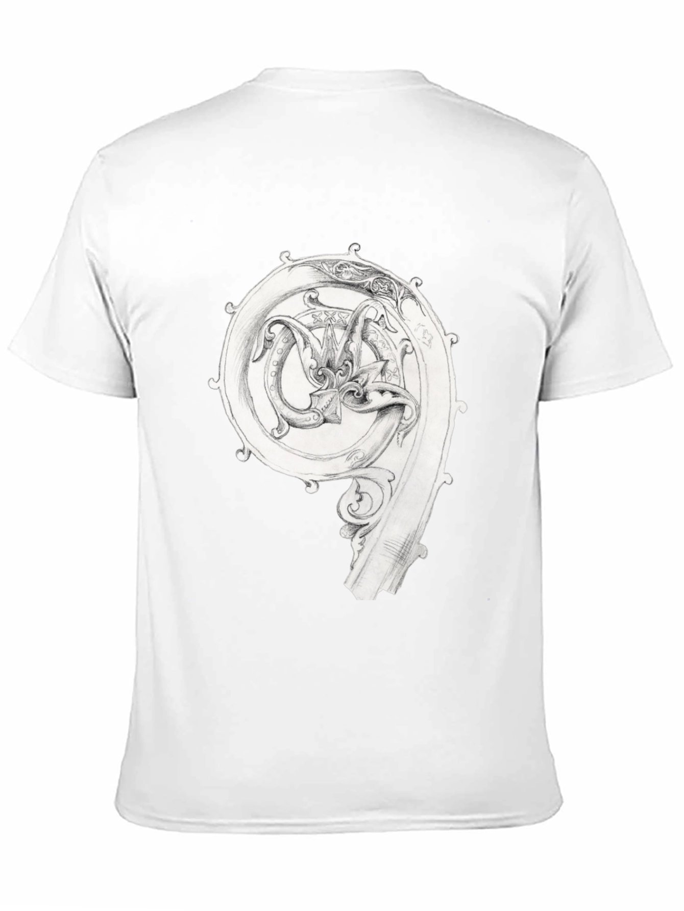 Art Nouveau Dragon Graphic T-Shirt