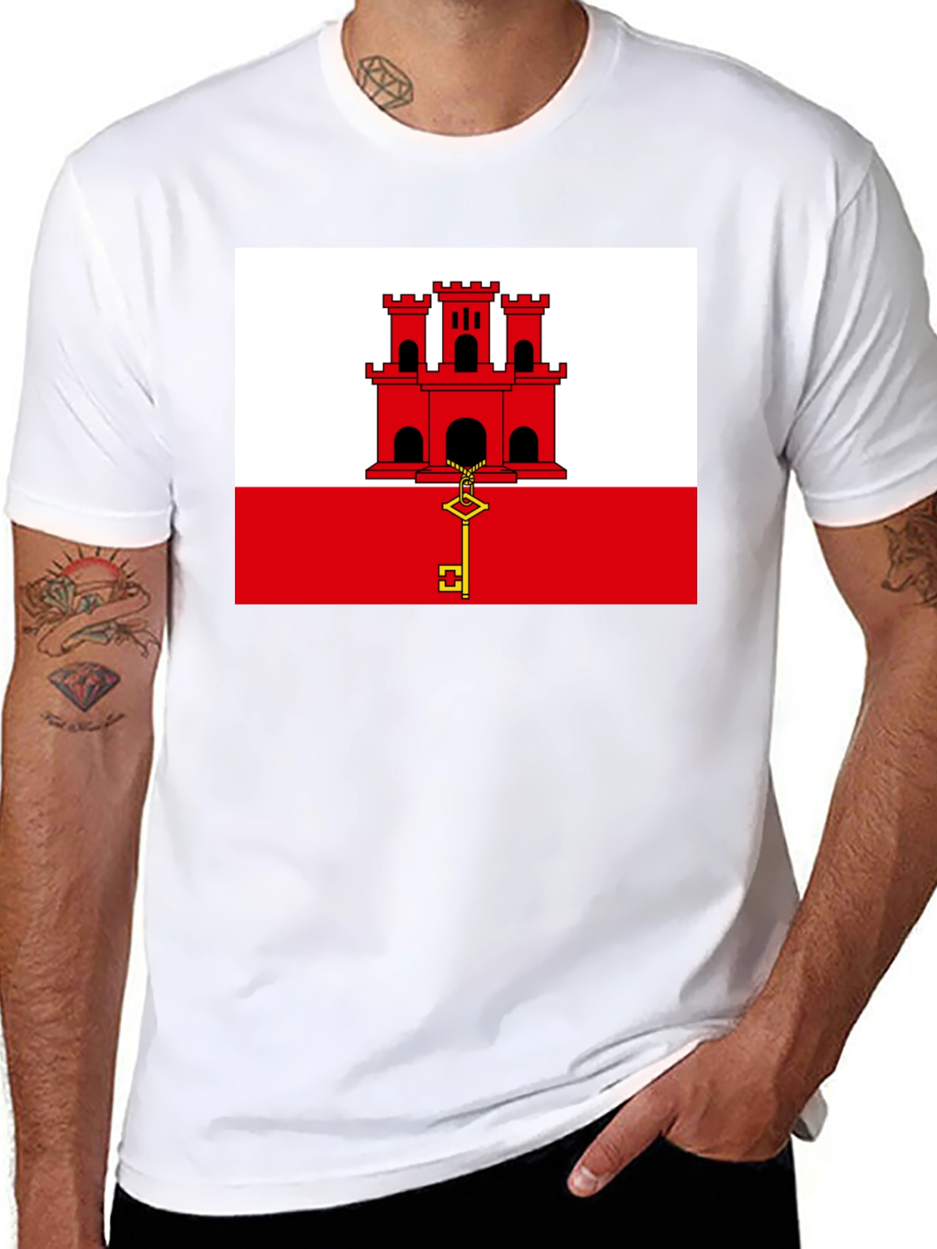 Gibraltar Flag Graphic Tee