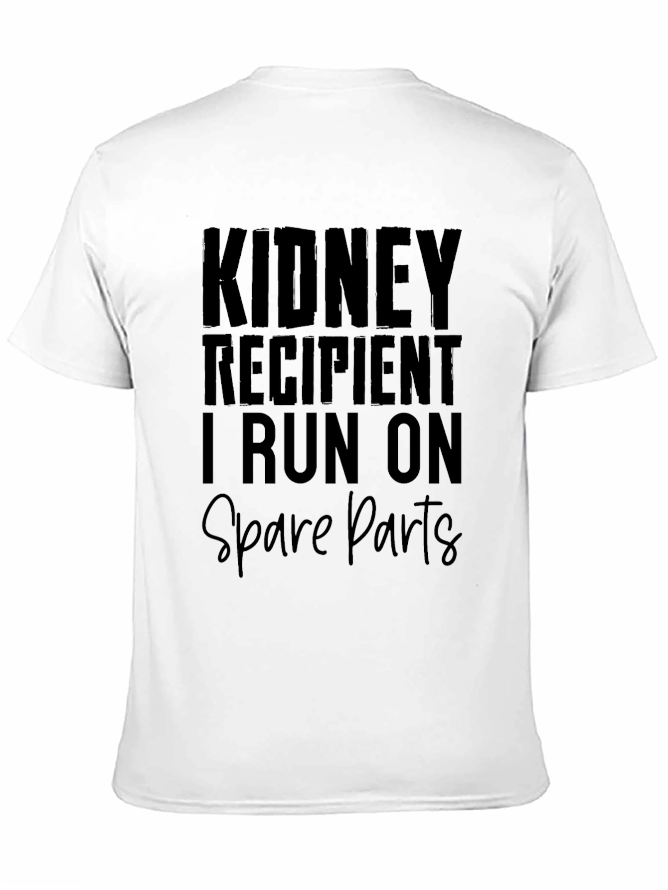 Kidney Recipient Spare Parts Graphic T-Shirt