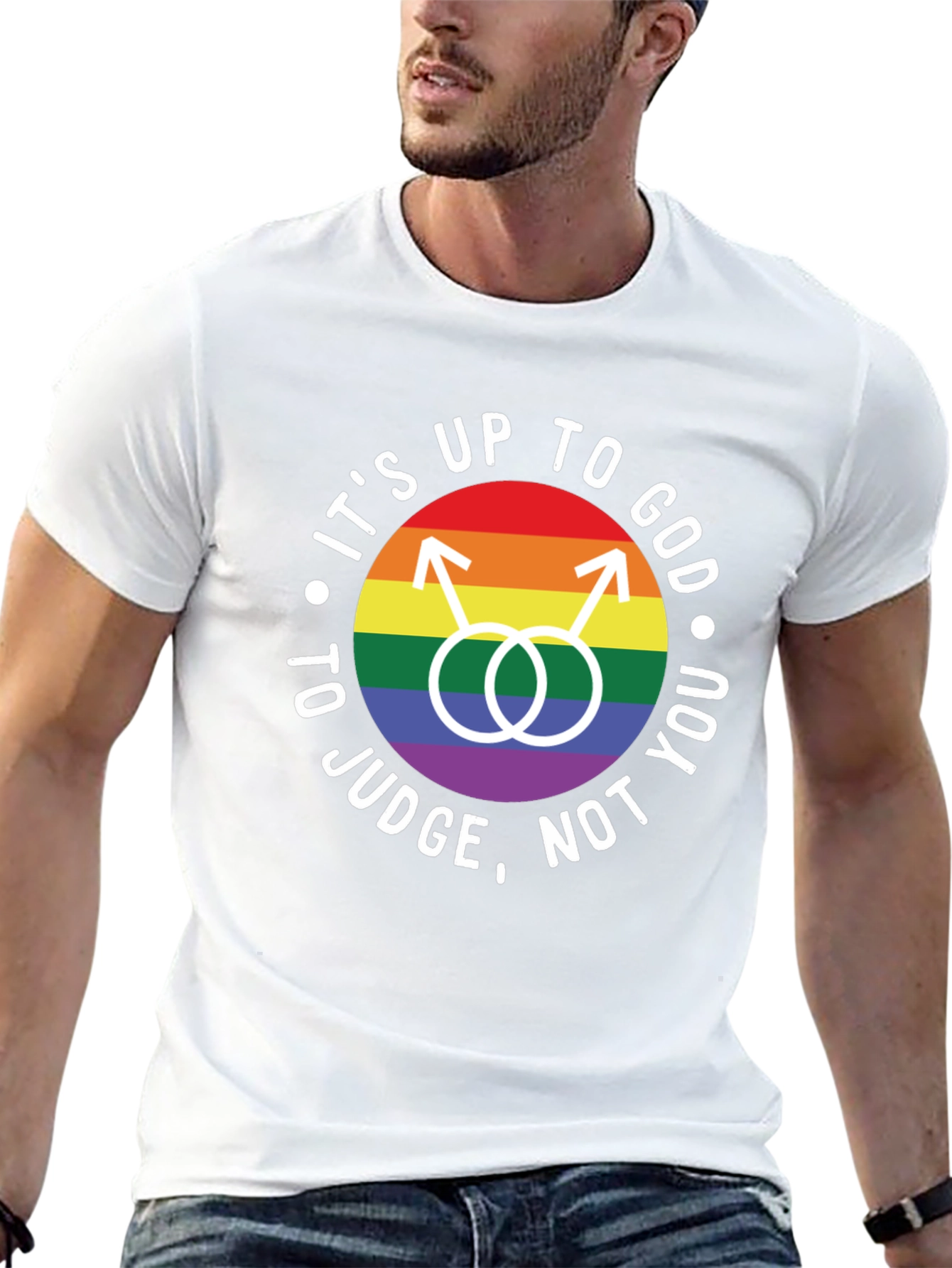 Its Up to God T-Shirt - LGBTQ Pride Tee