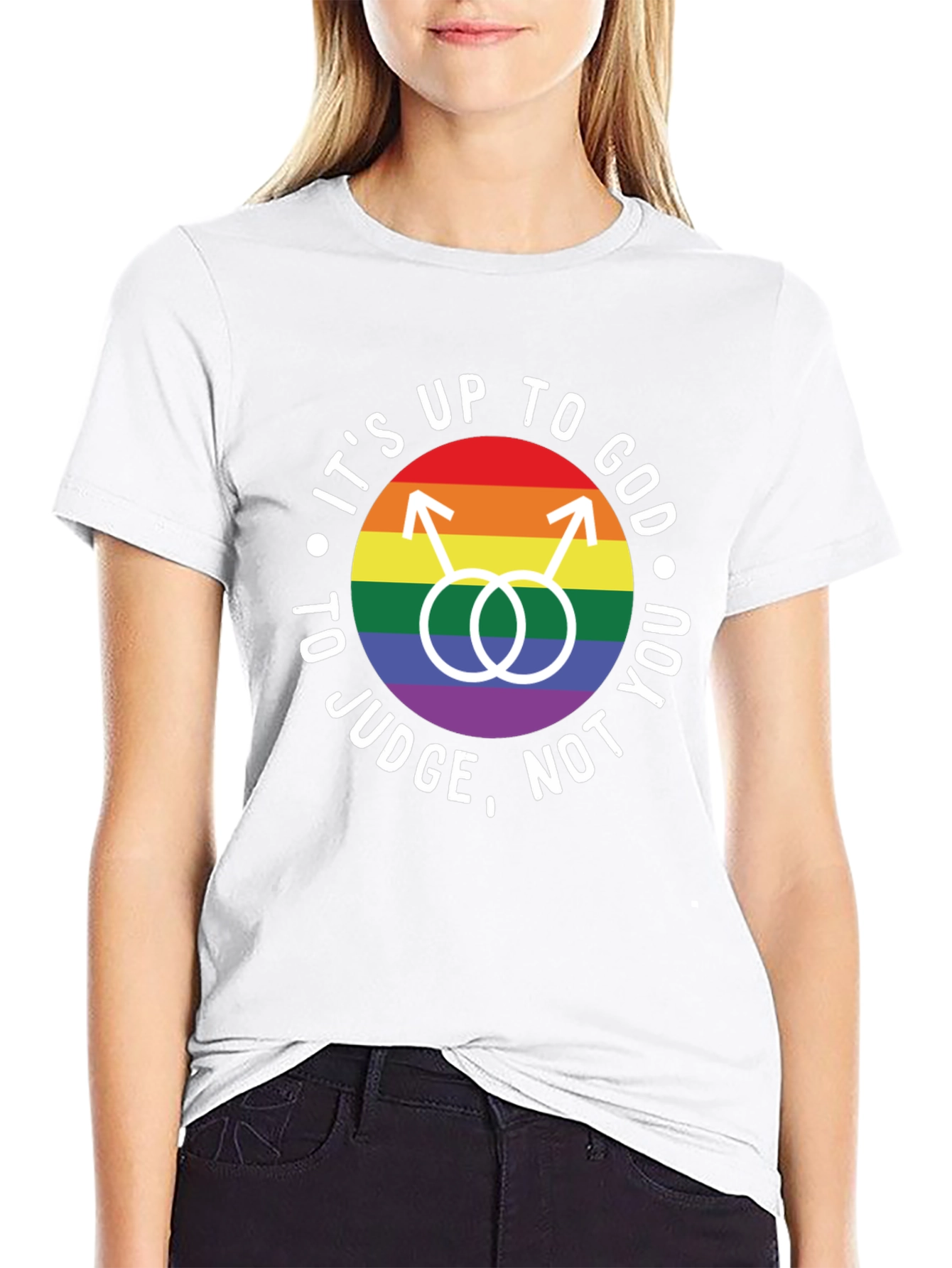 Its Up to God T-Shirt - LGBTQ Pride Tee