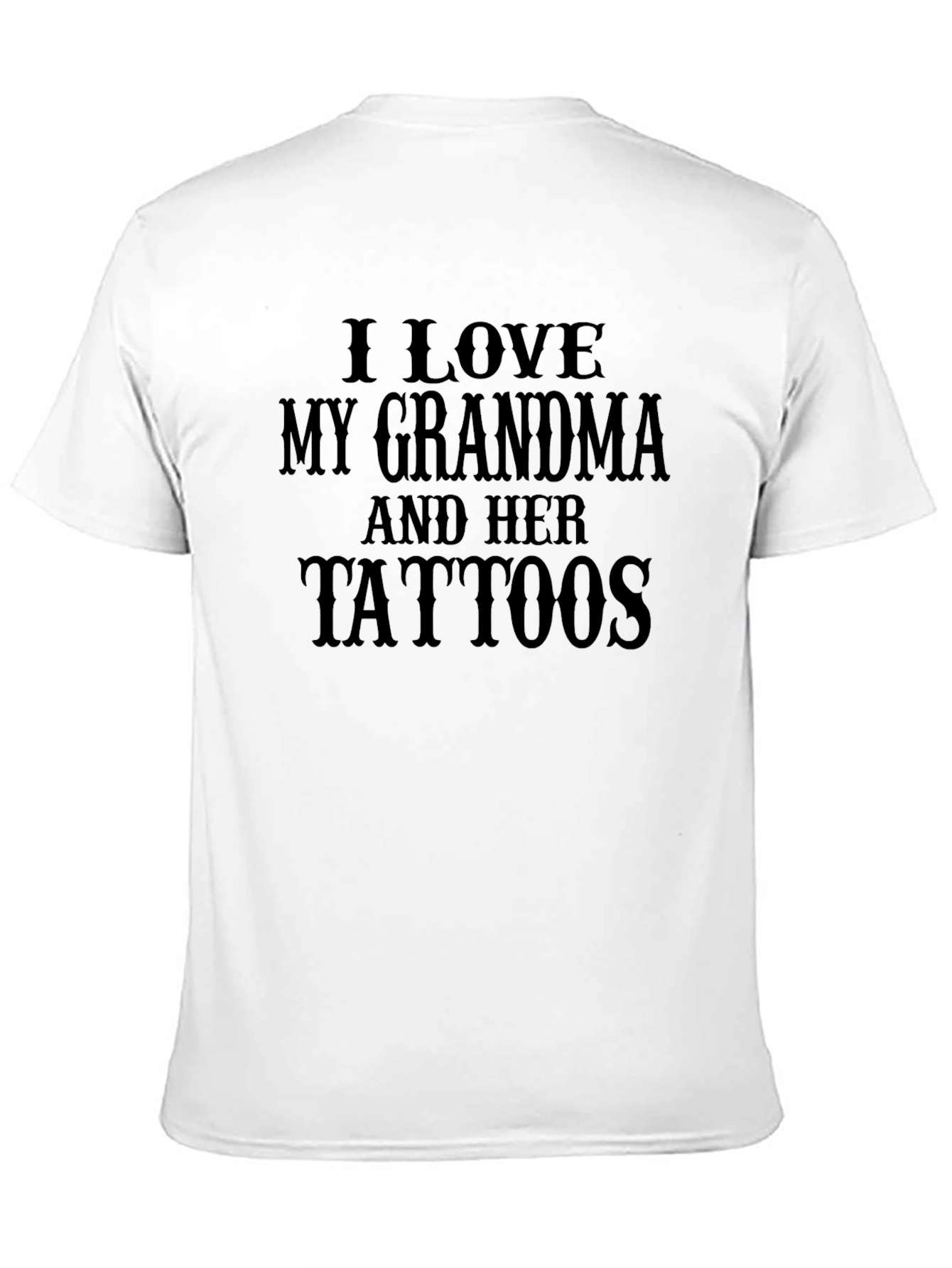 I Love My Grandma and Her Tattoos Graphic T-Shirt