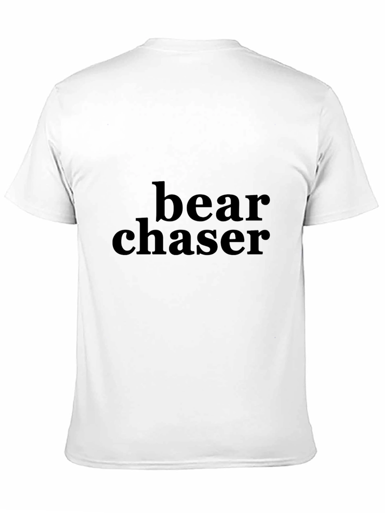 Bear Chaser Graphic Tee - Black Classic Fit
