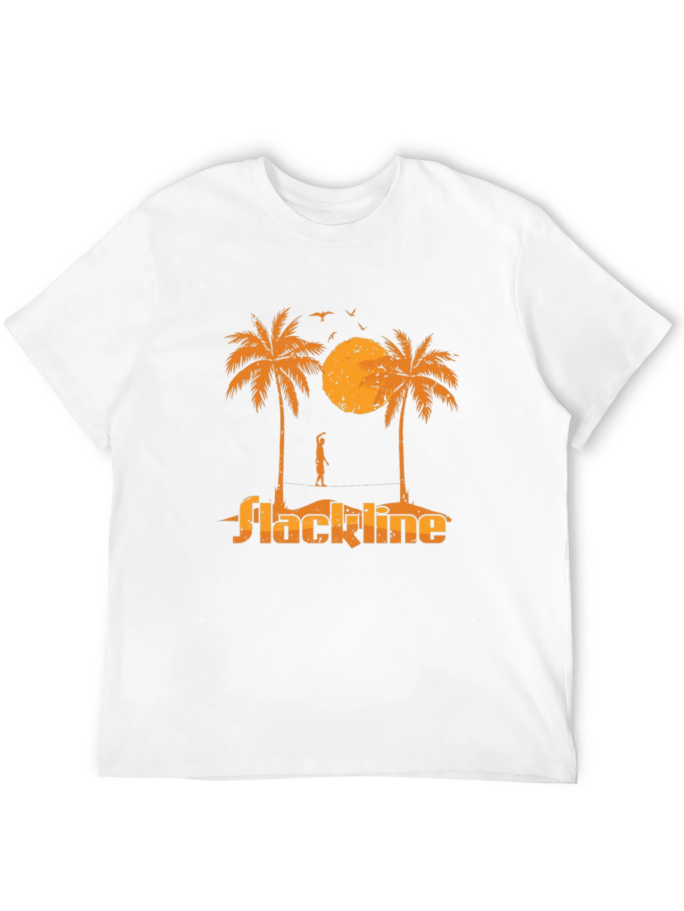 Slackline Palm Tree Graphic Tee - Black
