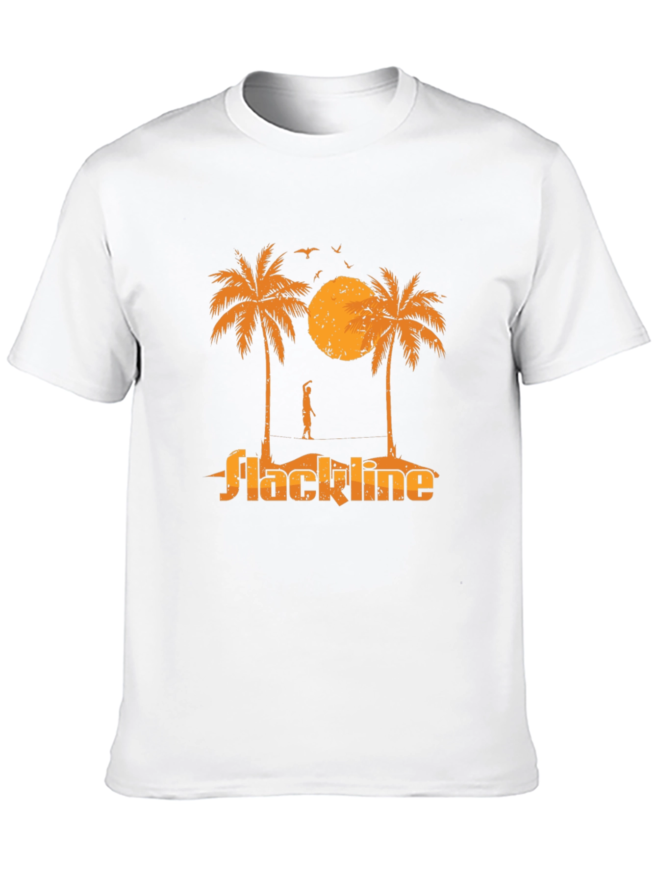 Slackline Palm Tree Graphic Tee - Black