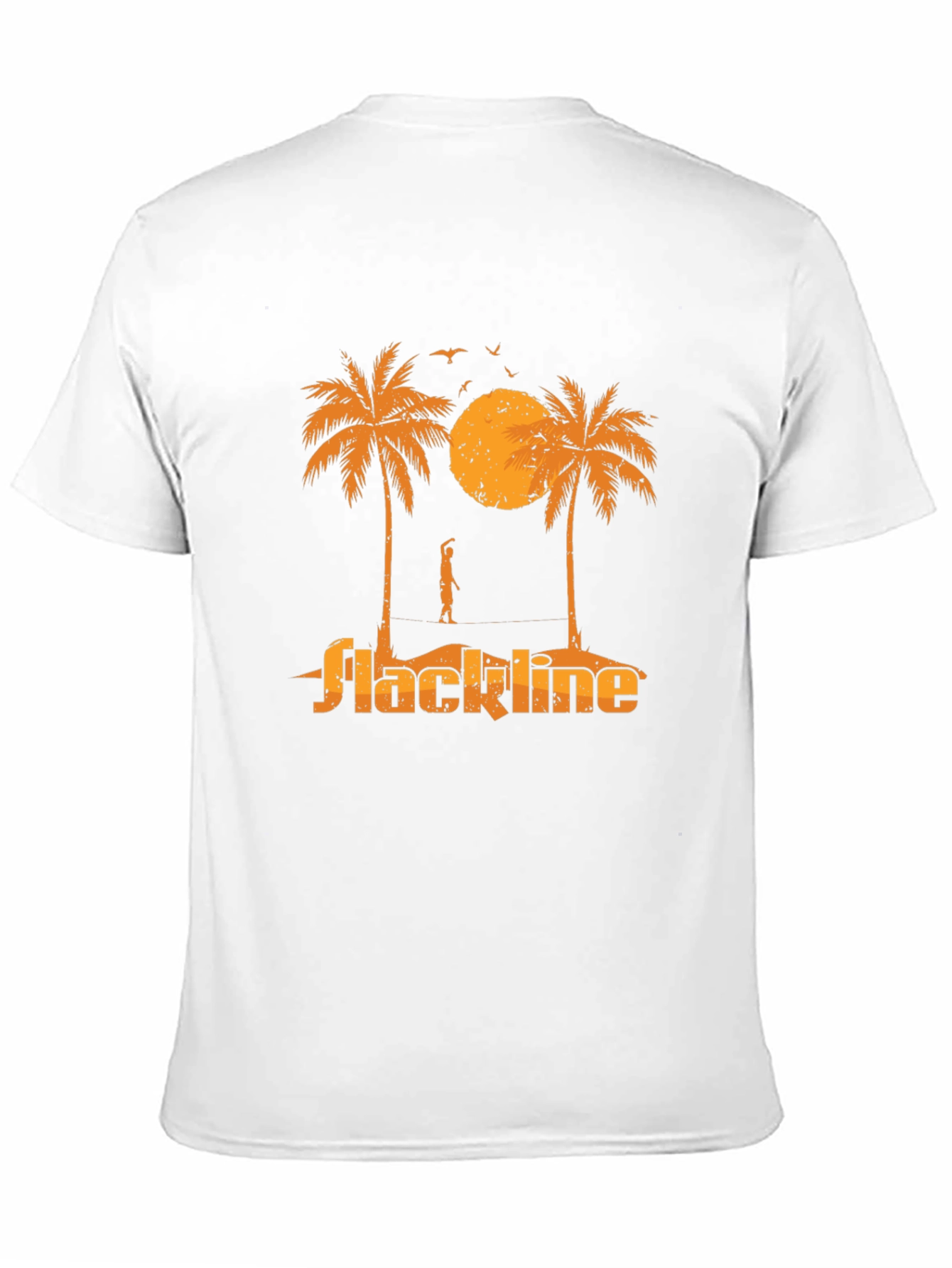 Slackline Palm Tree Graphic Tee - Black