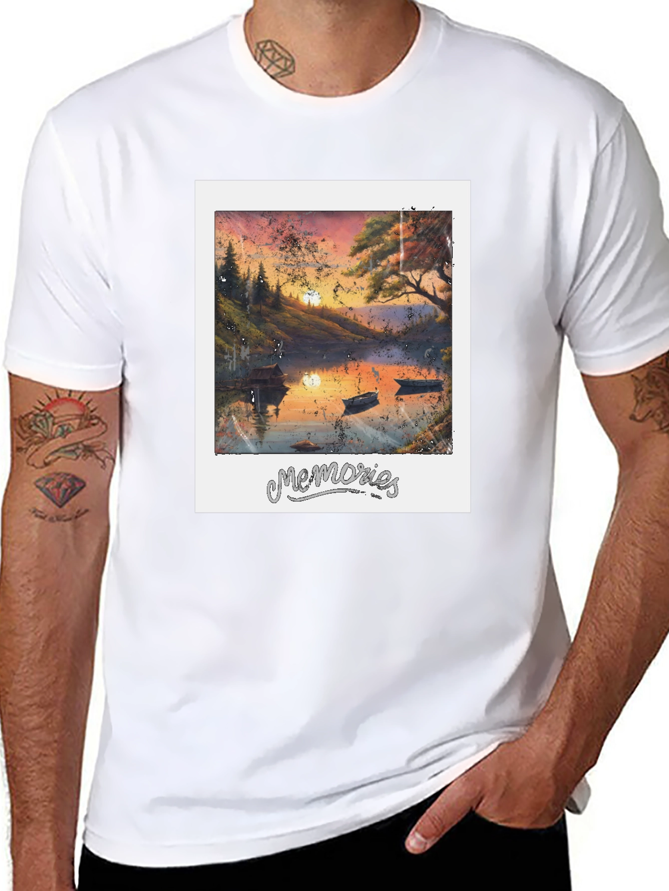 Memories Lake Sunset T-Shirt