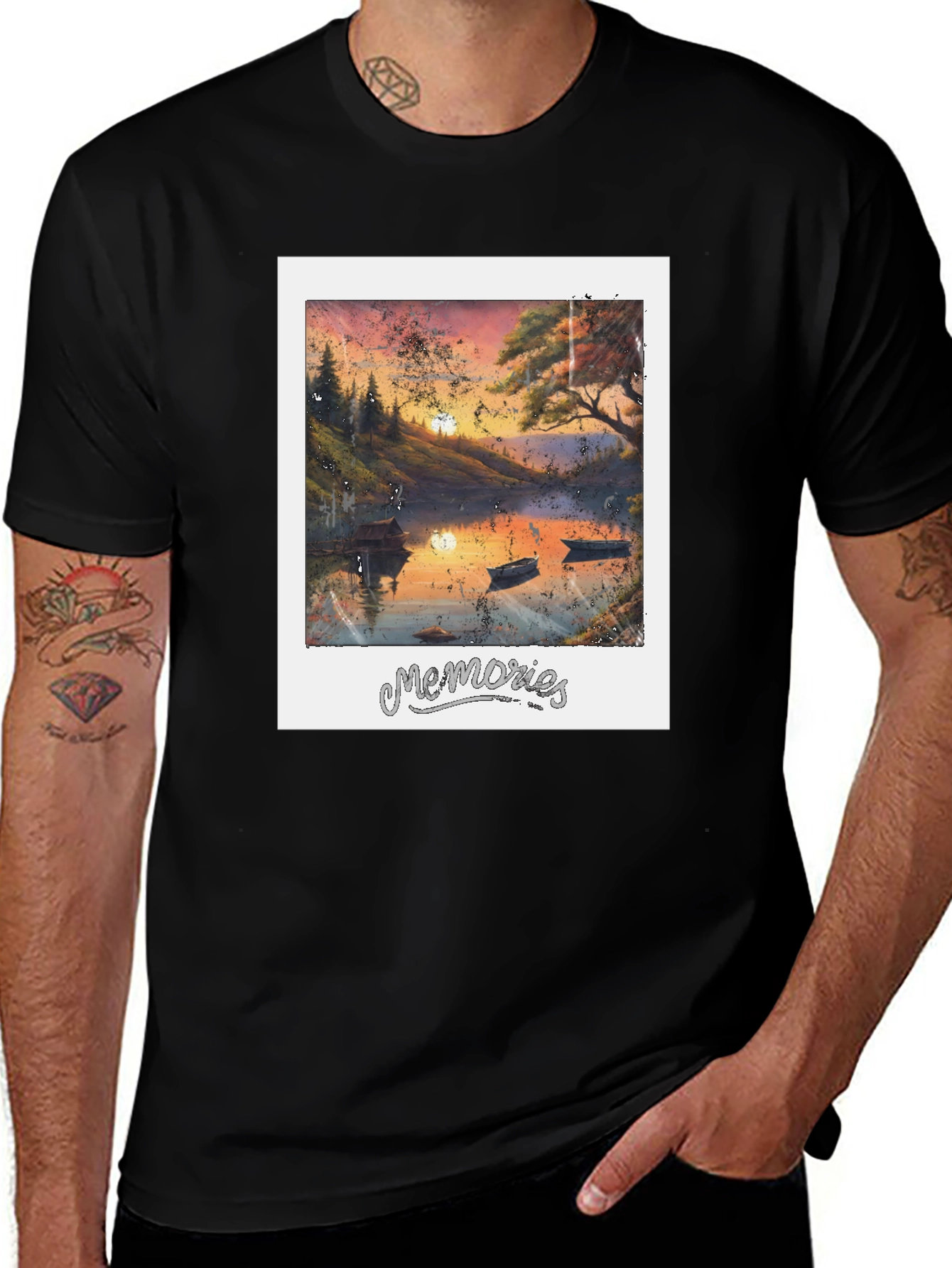 Memories Lake Sunset T-Shirt